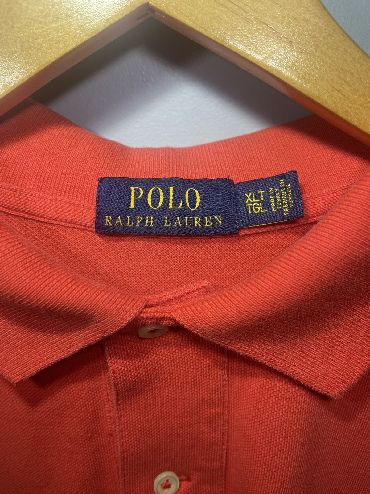 Polo Ralph Lauren Polo Ralph Lauren Hyper Orange Polo Shirt Men’s Sz 2XLT tall Size US XXL / EU 58 / 5 - 3 Thumbnail