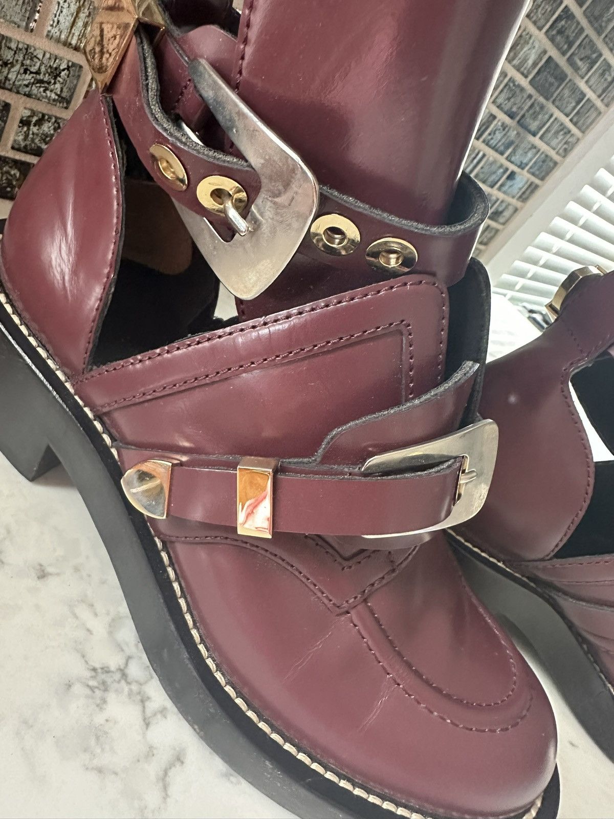 Balenciaga BALENCIAGA - CEINTURE ANKLE BOOTS Size 8 Size US 8 / IT 38 - 24 Thumbnail