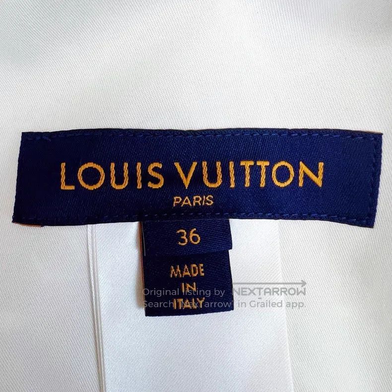 Louis Vuitton Louis Vuitton Brown Logo Full Print Color Block Pie Overco Size XS / US 0-2 / IT 36-38 - 5 Thumbnail