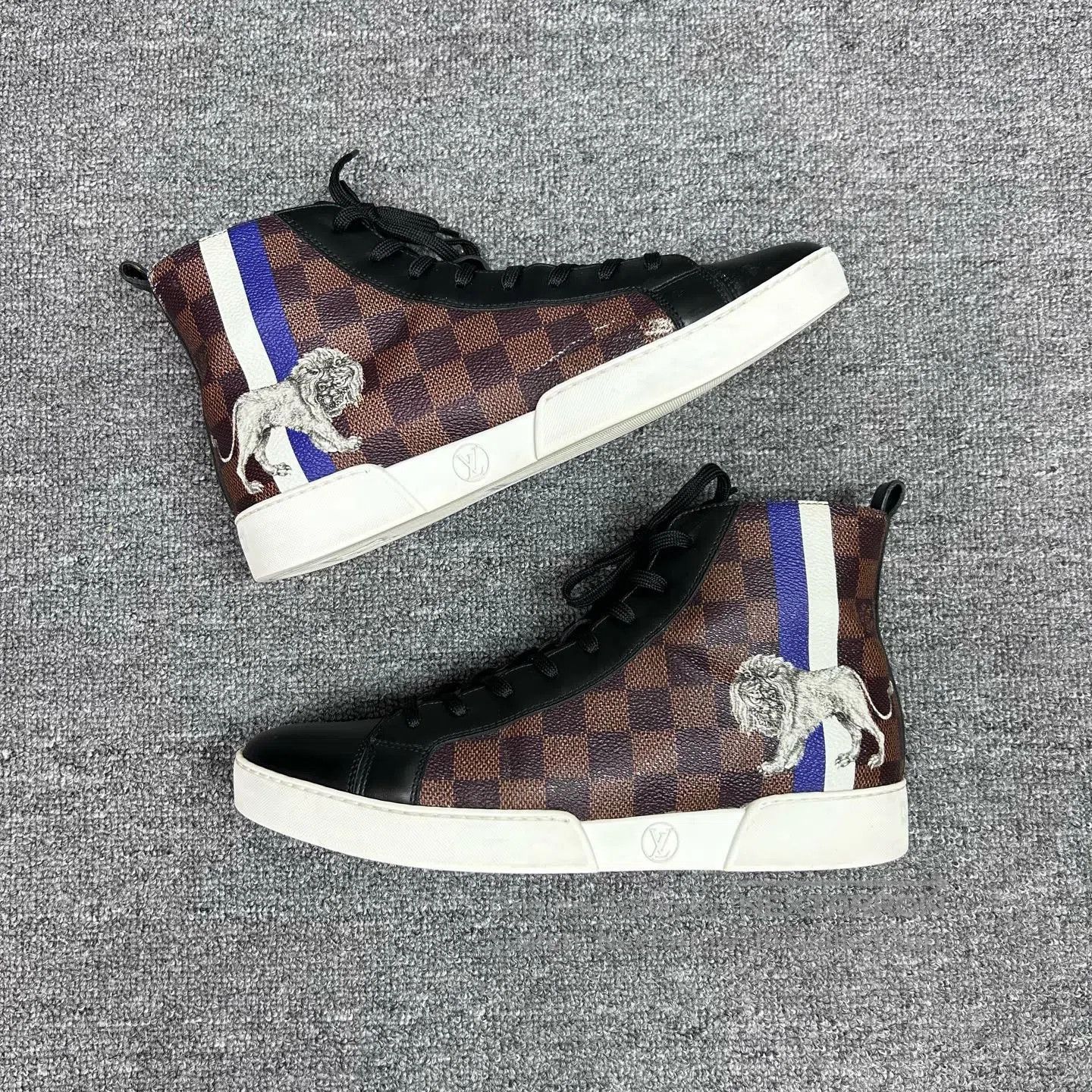Louis Vuitton Louis Vuitton Animal Print Checkered Casual Shoes| Size US 7 / EU 40 - 2 Thumbnail