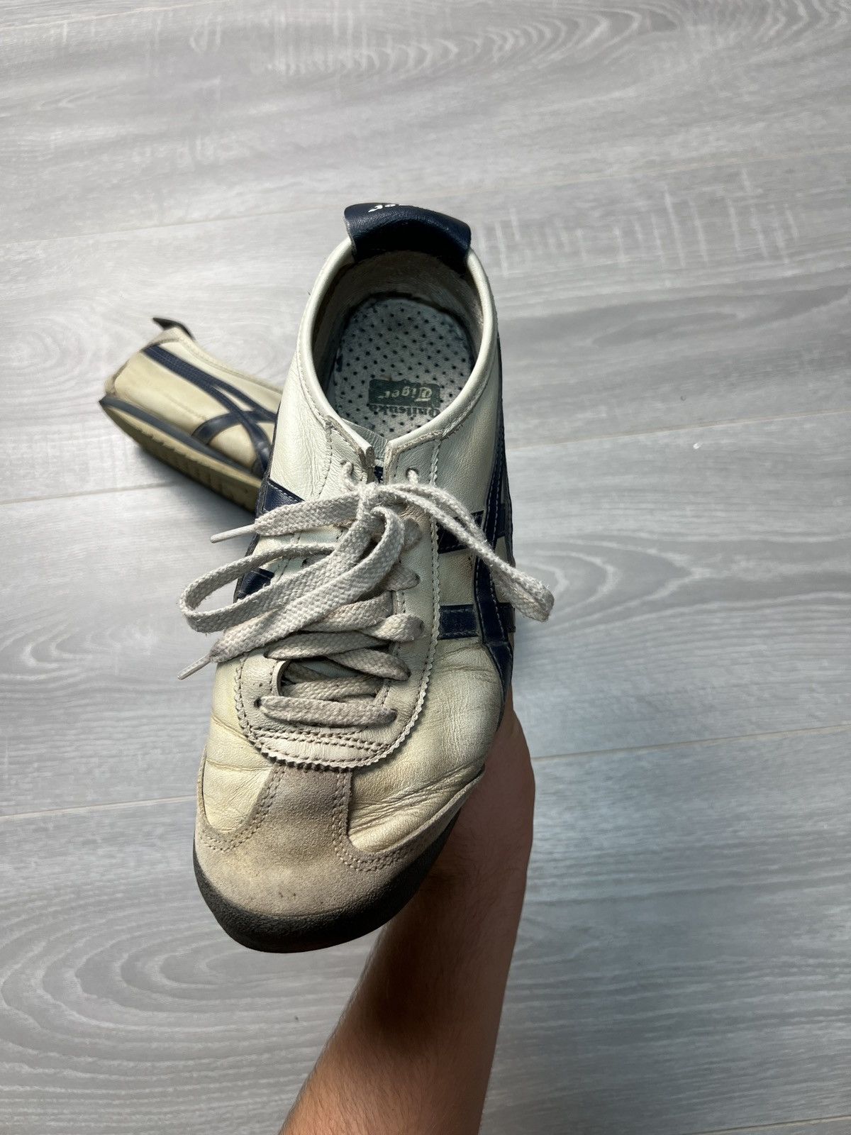 Asics × Onitsuka Tiger × Vintage Rare Vintage Asics Onitsuka Tiger Mexico 66 Leather Shoes Size US 5.5 / EU 38 - 5 Thumbnail