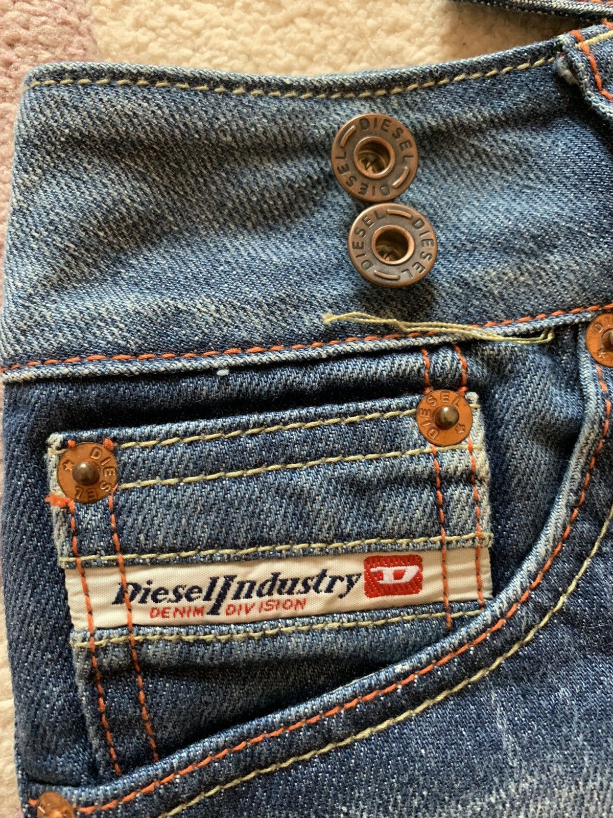 Diesel × Japanese Brand × Vintage Vintage Diesel Mini Denim Skirt Y2k Low Waisted Size 25" / US 0 / IT 36 - 3 Thumbnail