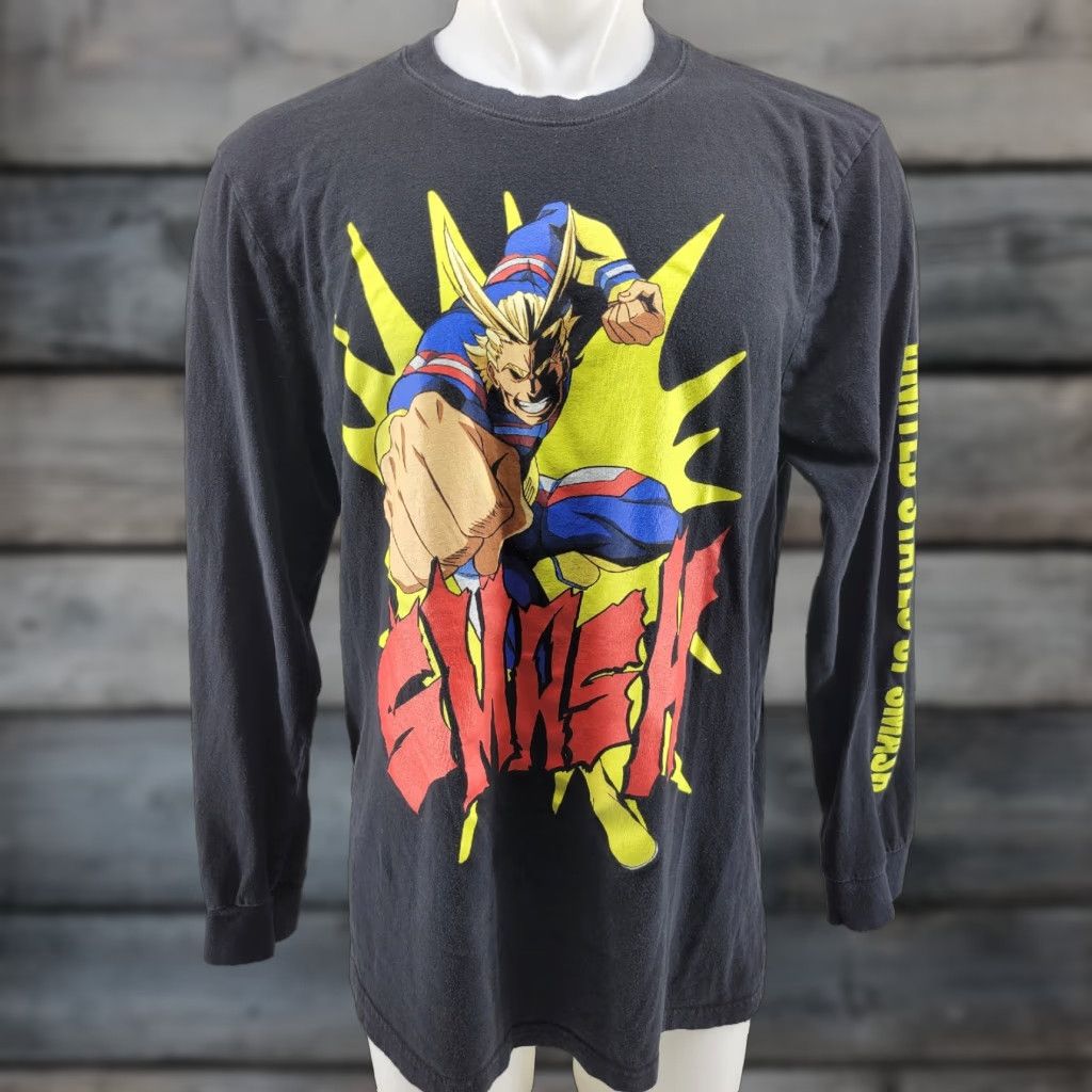 Hot Topic My Hero Academia United States of Smash Hot Topic Long Sleeve Shirt Men’s XL Black Size US XL / EU 56 / 4 - 1 Thumbnail
