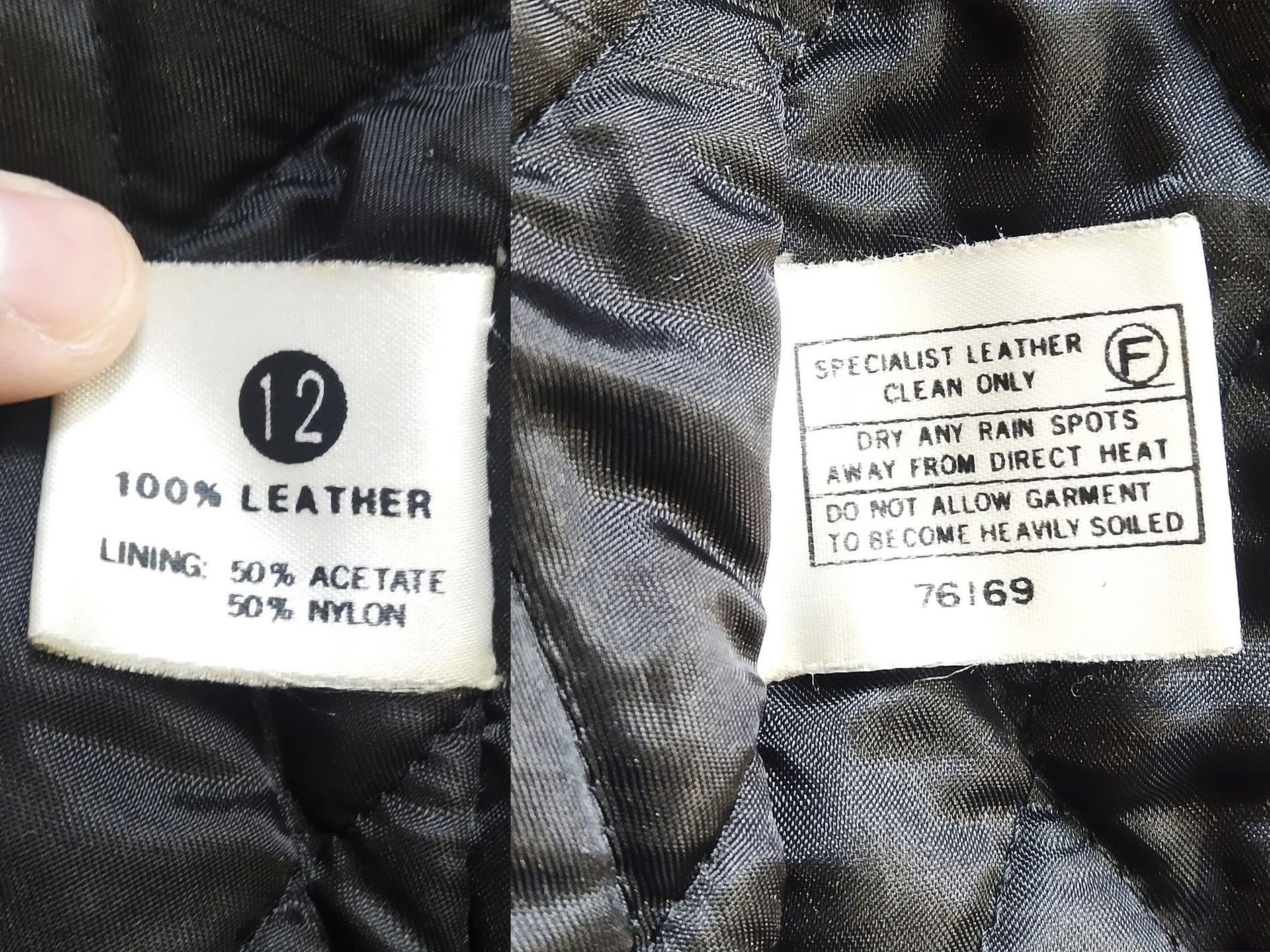 Vintage Rare vintage 90s women's black leather coat cloak Size M / US 6-8 / IT 42-44 - 15 Thumbnail