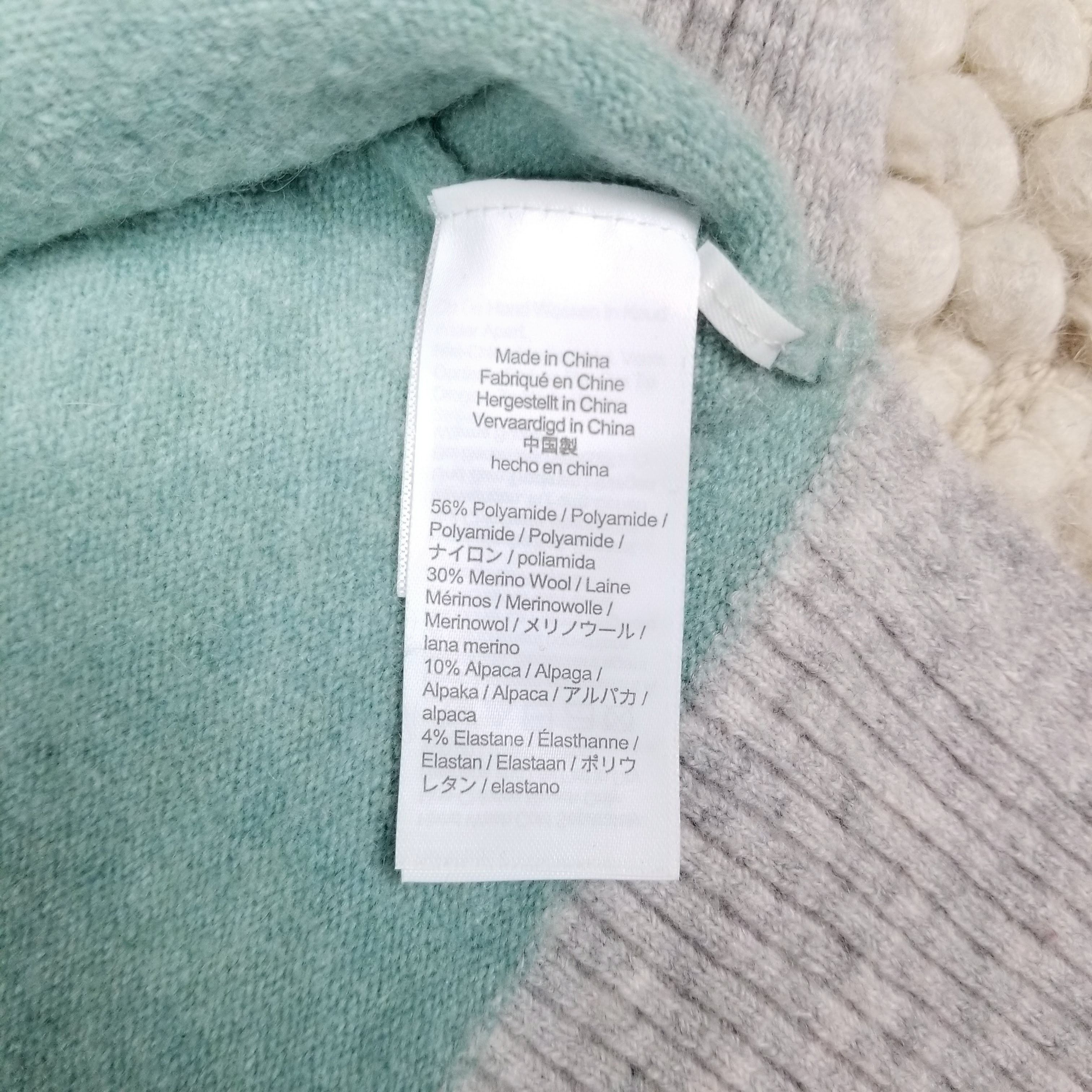 J.Crew Striped Merino Wool Alpaca Blend Turtleneck Size S / US 4 / IT 40 - 8 Thumbnail