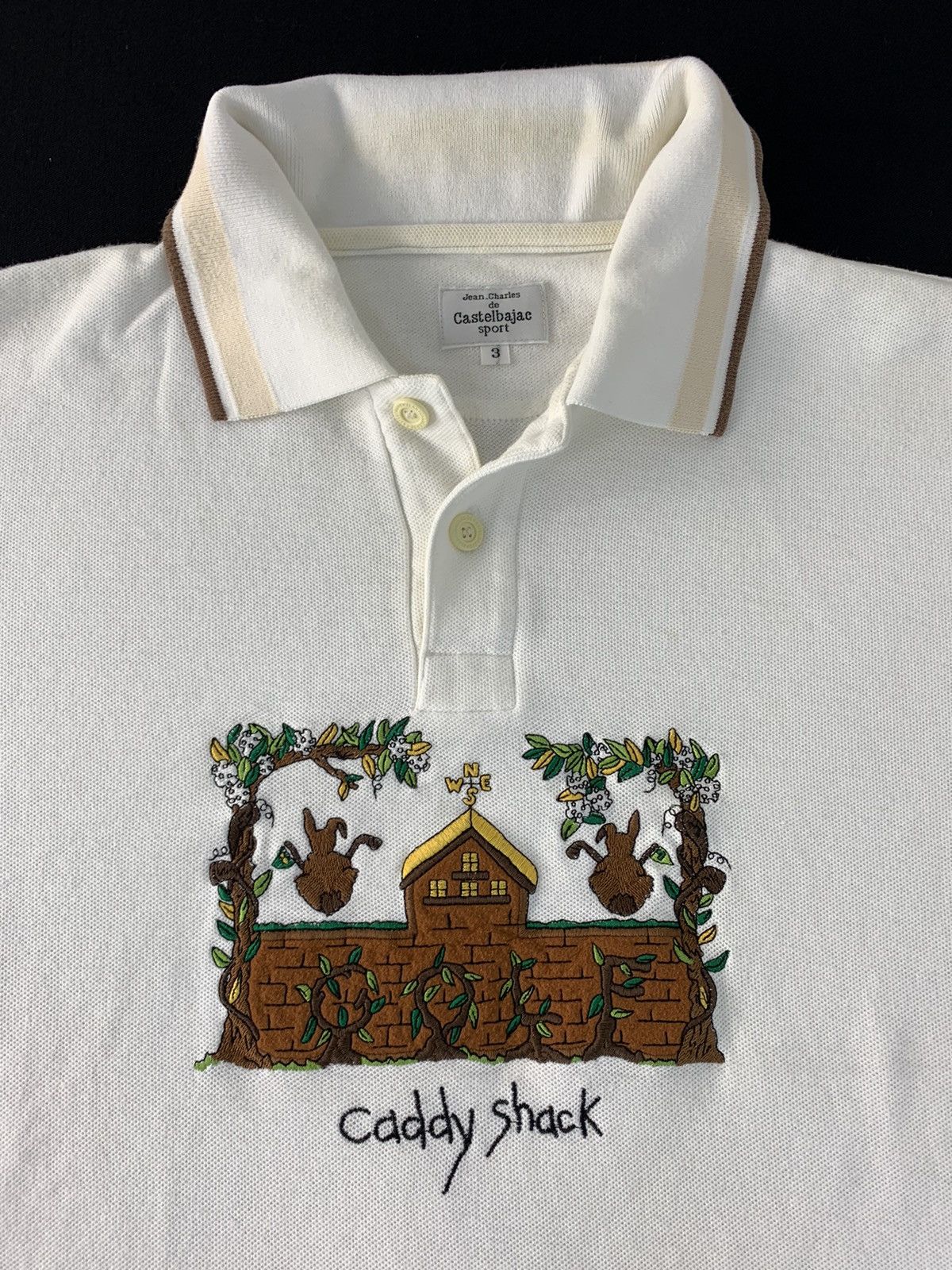 Jean Charles De Castelbajac 90s Jean Charles De Castelbajac Caddy Shack Longsleeve Polo Size US M / EU 48-50 / 2 - 4 Thumbnail