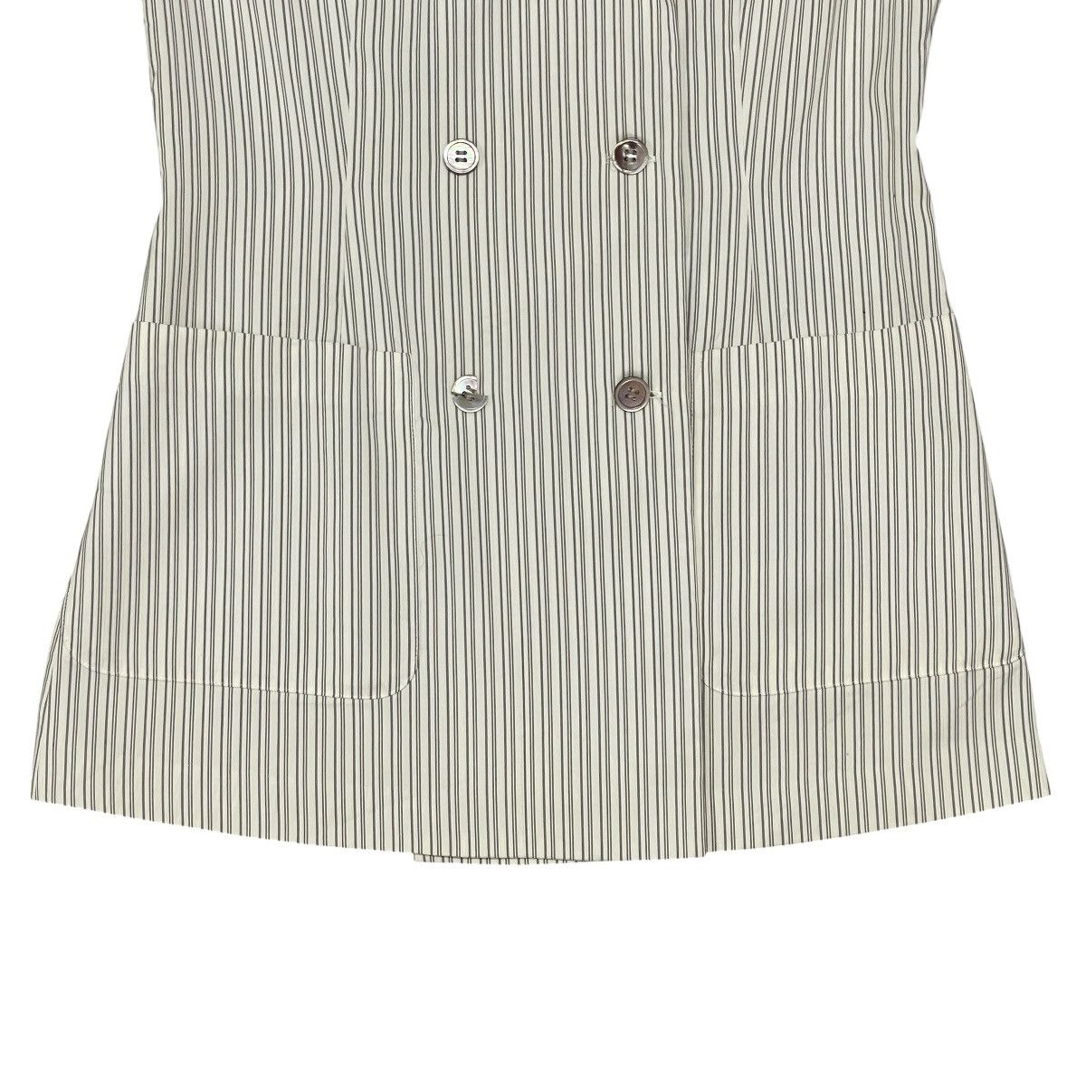 Anne Klein Vintage Anne Klein II Pinstripe Double Breasted Vest Dress Size S / US 4 / IT 40 - 3 Thumbnail