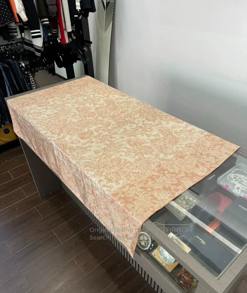 Loro Piana size 120*120cm All-over pink floral logo mulberr