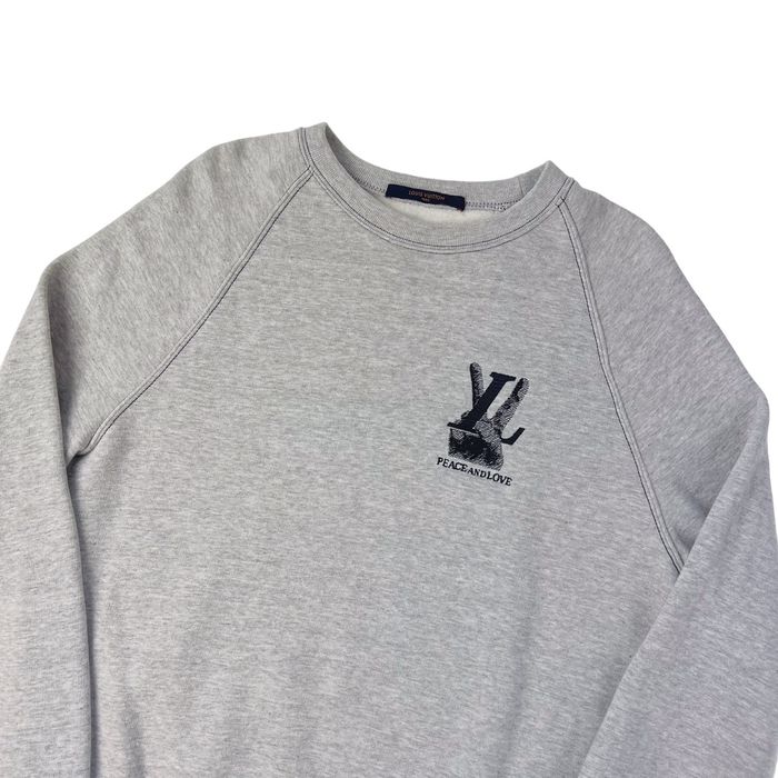 Louis Vuitton Louis Vuitton Peace & Love Embroidered Sweatshirt