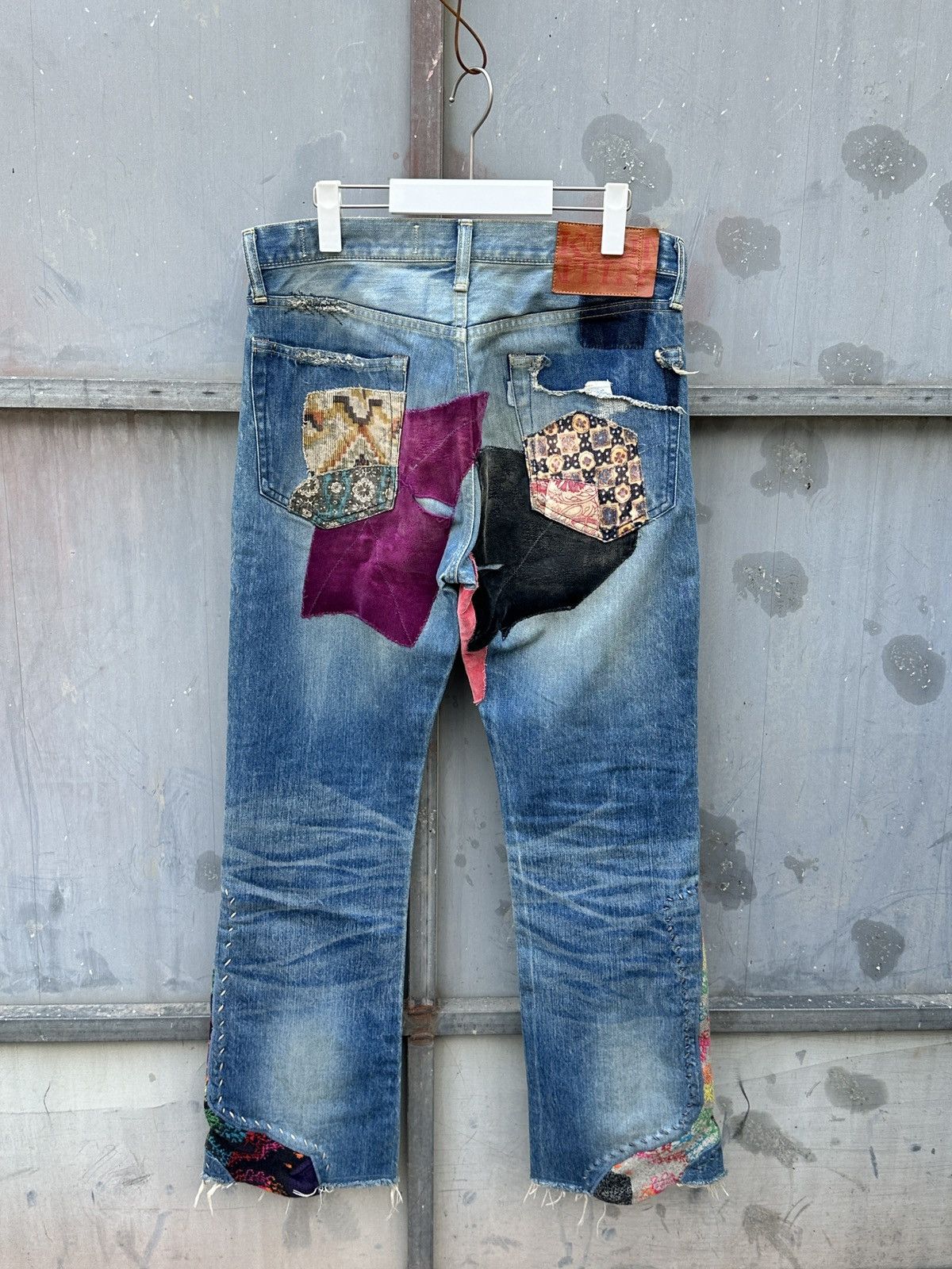Kapital × Kapital Kountry Kountry Okabilly Patchwork Denim Size US 32 / EU 48 - 2 Thumbnail