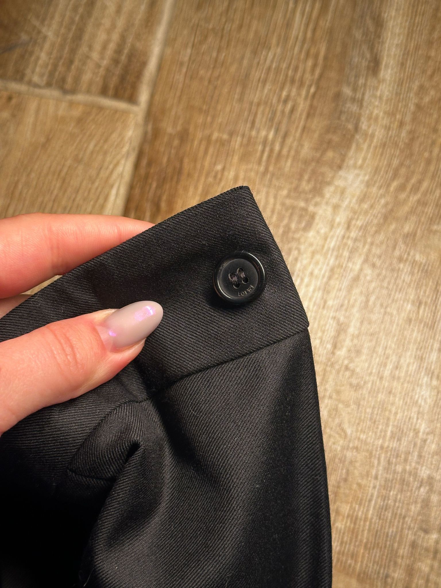 Loewe Loewe Black Deconstructed Double-Button Wool Trousers Size 25" / US 0 / IT 36 - 5 Thumbnail