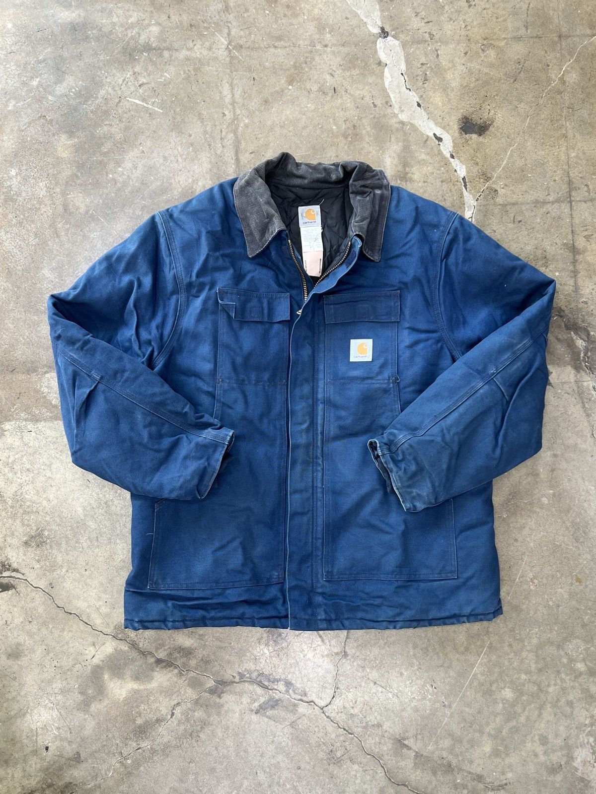 Carhartt Vintage Carhartt Work Jacket Corduroy Collar MiUSA Sz 50 XXL Size US XXL / EU 58 / 5 - 2 Thumbnail