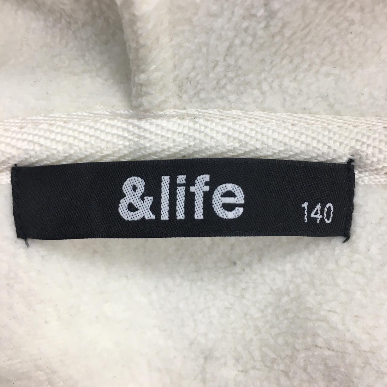 Vintage Vtg &LIFE Zip Up Fleece Hoodie Jacket Streetwear Size XXS / US 00 / IT 34 - 4 Thumbnail