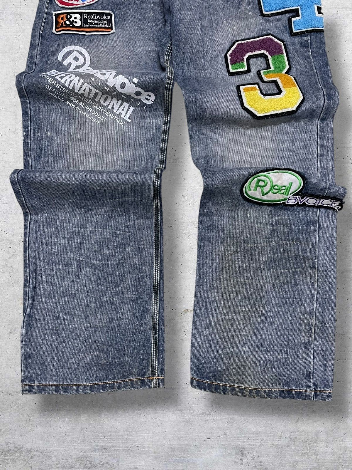 Japanese Brand VINTAGE REAL BVOICE JAPAN DESIGNER 90S OG STREETWEAR PATCH Size US 32 / EU 48 - 3 Thumbnail