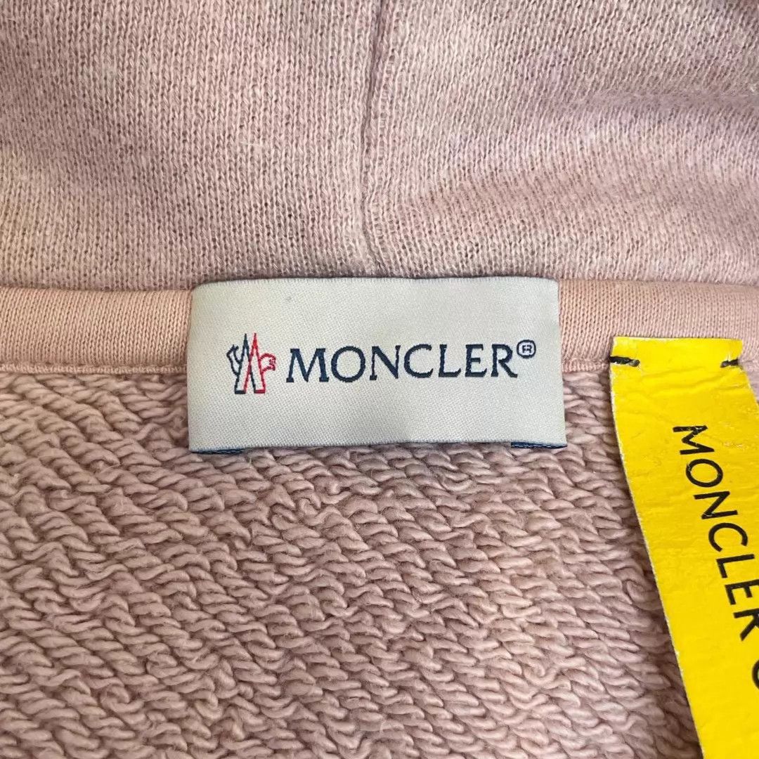 Moncler Moncler soft pink hoodie 165/76A Size M / US 6-8 / IT 42-44 - 5 Thumbnail