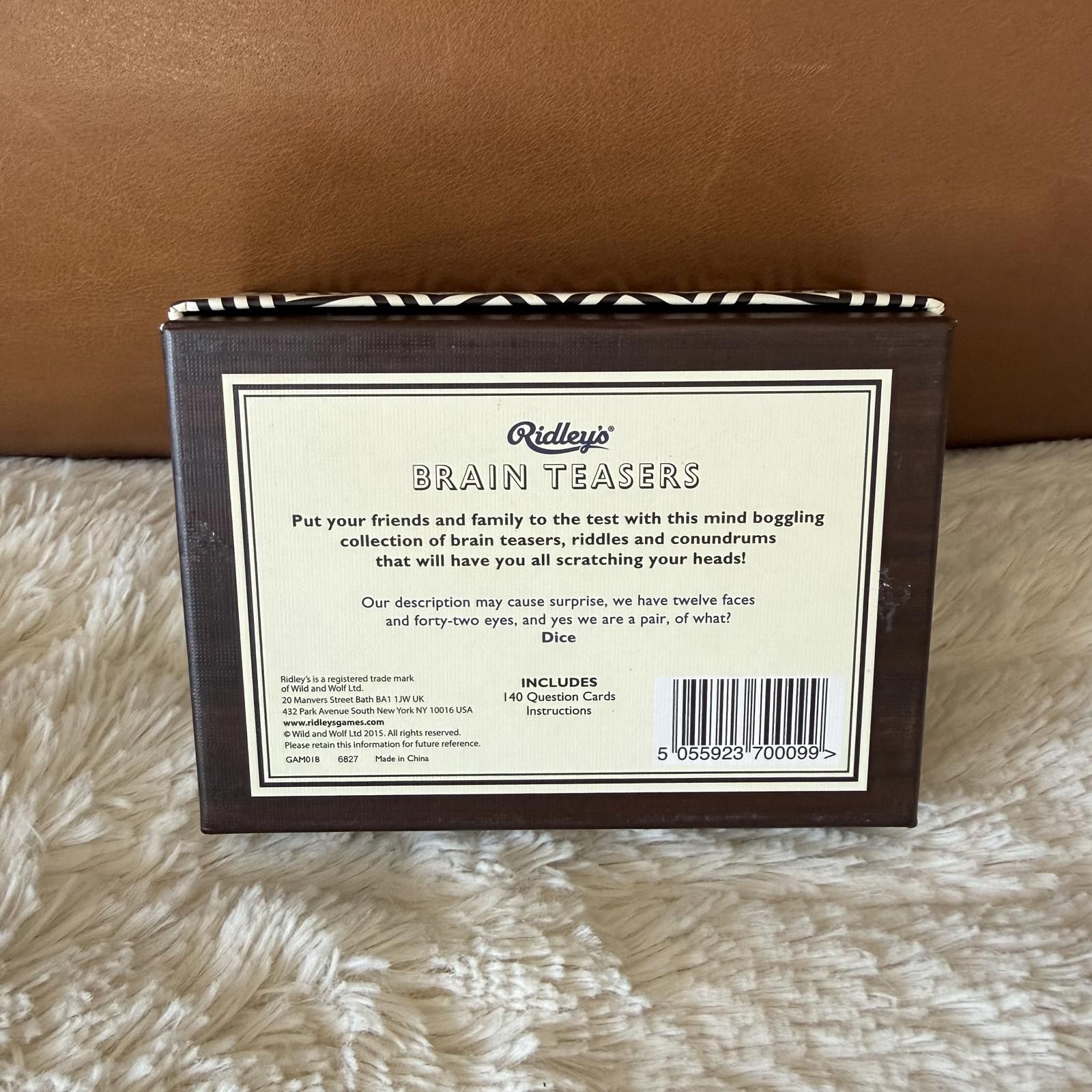 Other Ridley's Games Room First Edition Brain Teasers 140 Trivia Size ONE SIZE - 2 Thumbnail