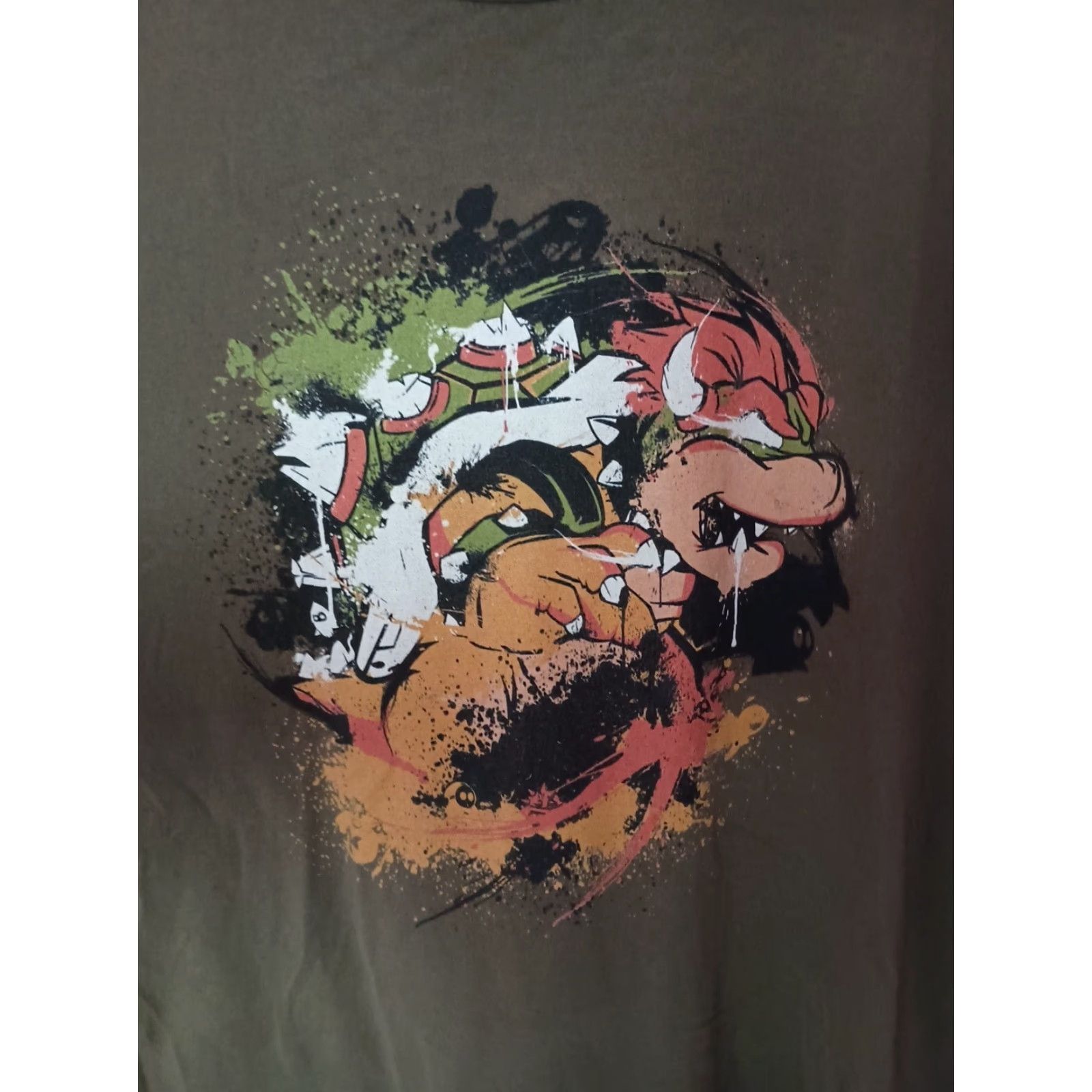 American Apparel VINTAGE American Apparel Bowser Super Mario T-shirt XL Mens Green 1980s 1990s Games Size US XL / EU 56 / 4 - 2 Thumbnail