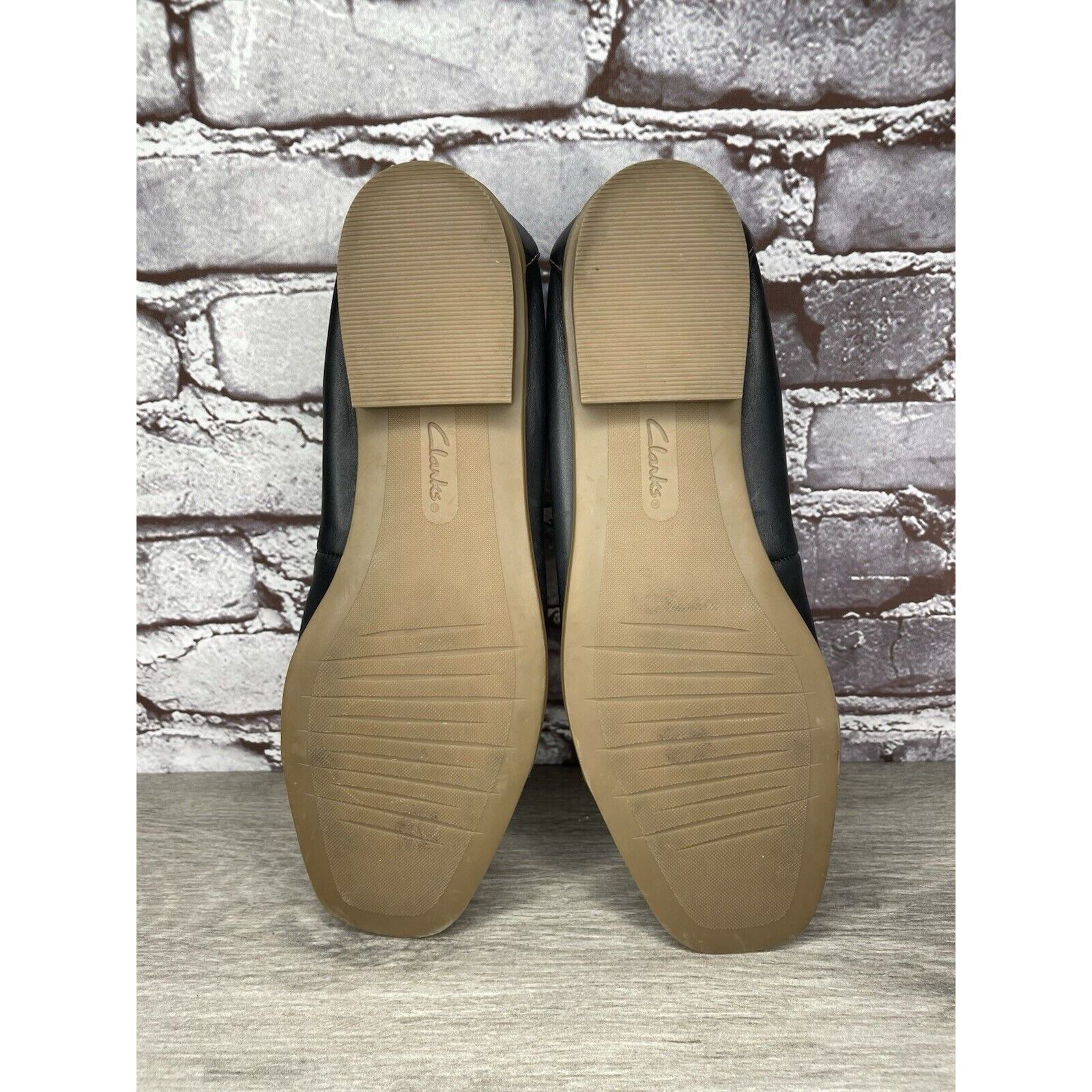 Clarks Clarks Collection Black Leather Slip On Flats Shoes Women Sz Size US 11 / IT 41 - 7 Thumbnail