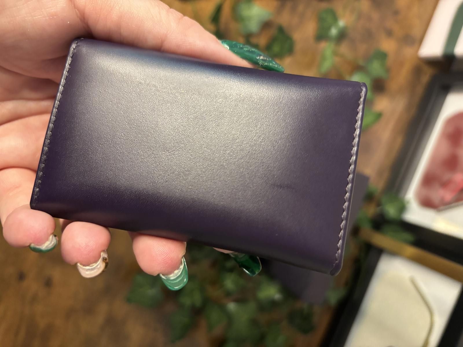 Prada Prada Purple Leather Key Holder NWOT Size ONE SIZE - 1 Thumbnail