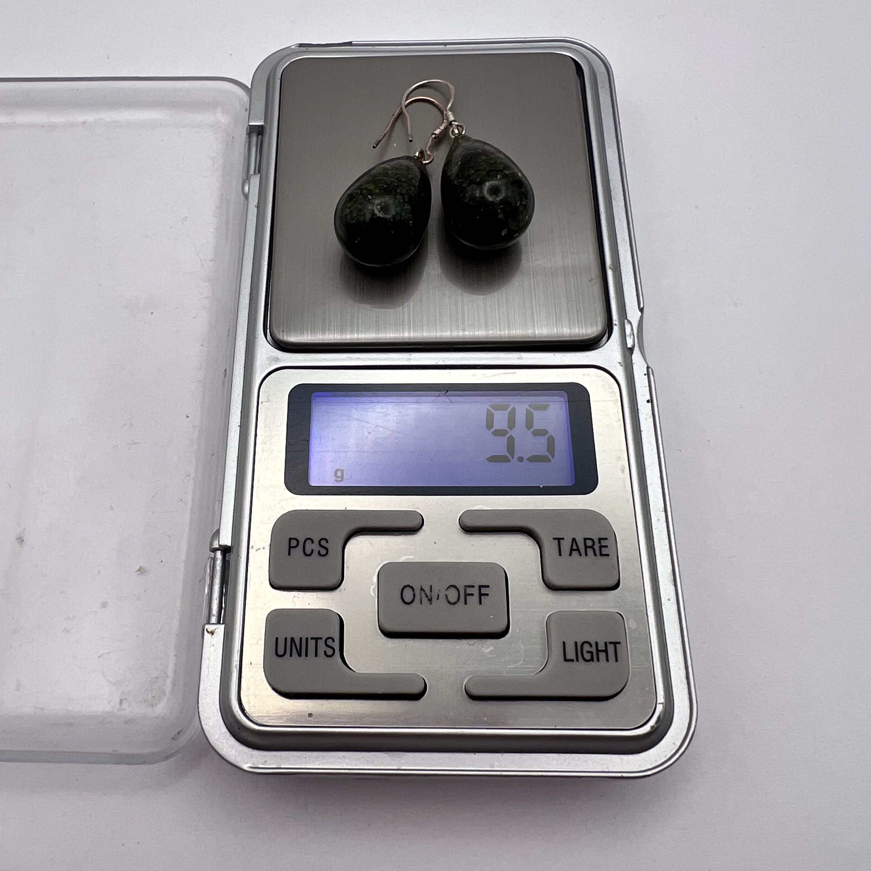 Vintage Vintage Pair Of Stud Earrings Sterling Silver 925 Stone Size ONE SIZE - 10 Thumbnail
