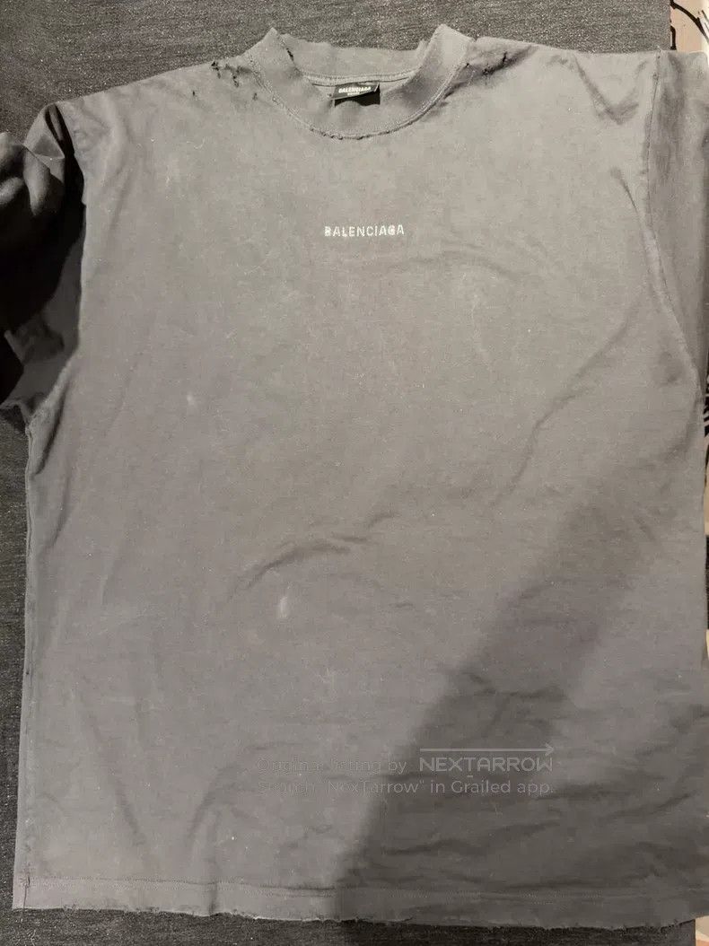 Balenciaga Balenciaga Short Sleeve T-Shirt Size US L / EU 52-54 / 3 - 1 Thumbnail
