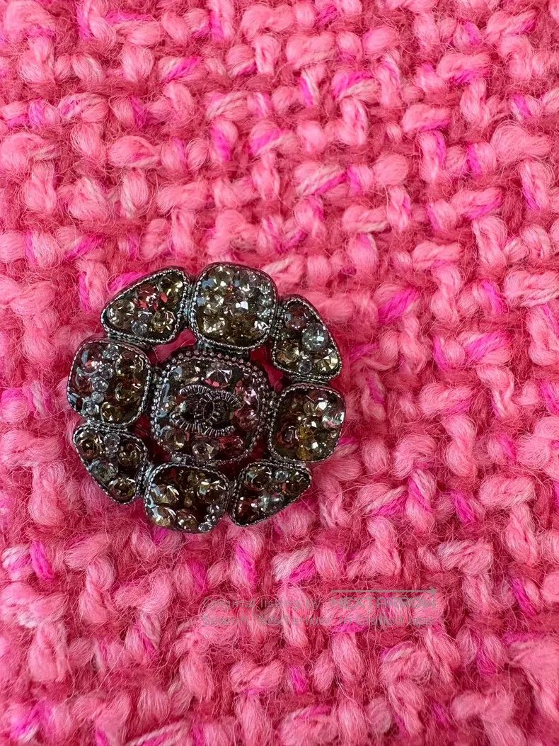 Chanel Chanel 22k pink tweed single-breasted four-pocket stand-up Size XS / US 0-2 / IT 36-38 - 6 Thumbnail