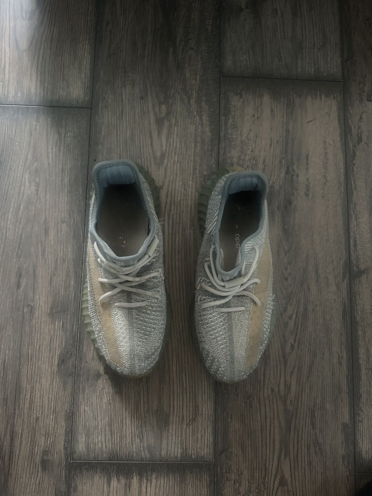 Yeezy Grey tan greenish yeezy 350 boost Size US 10.5 / EU 43-44 - 17 Thumbnail
