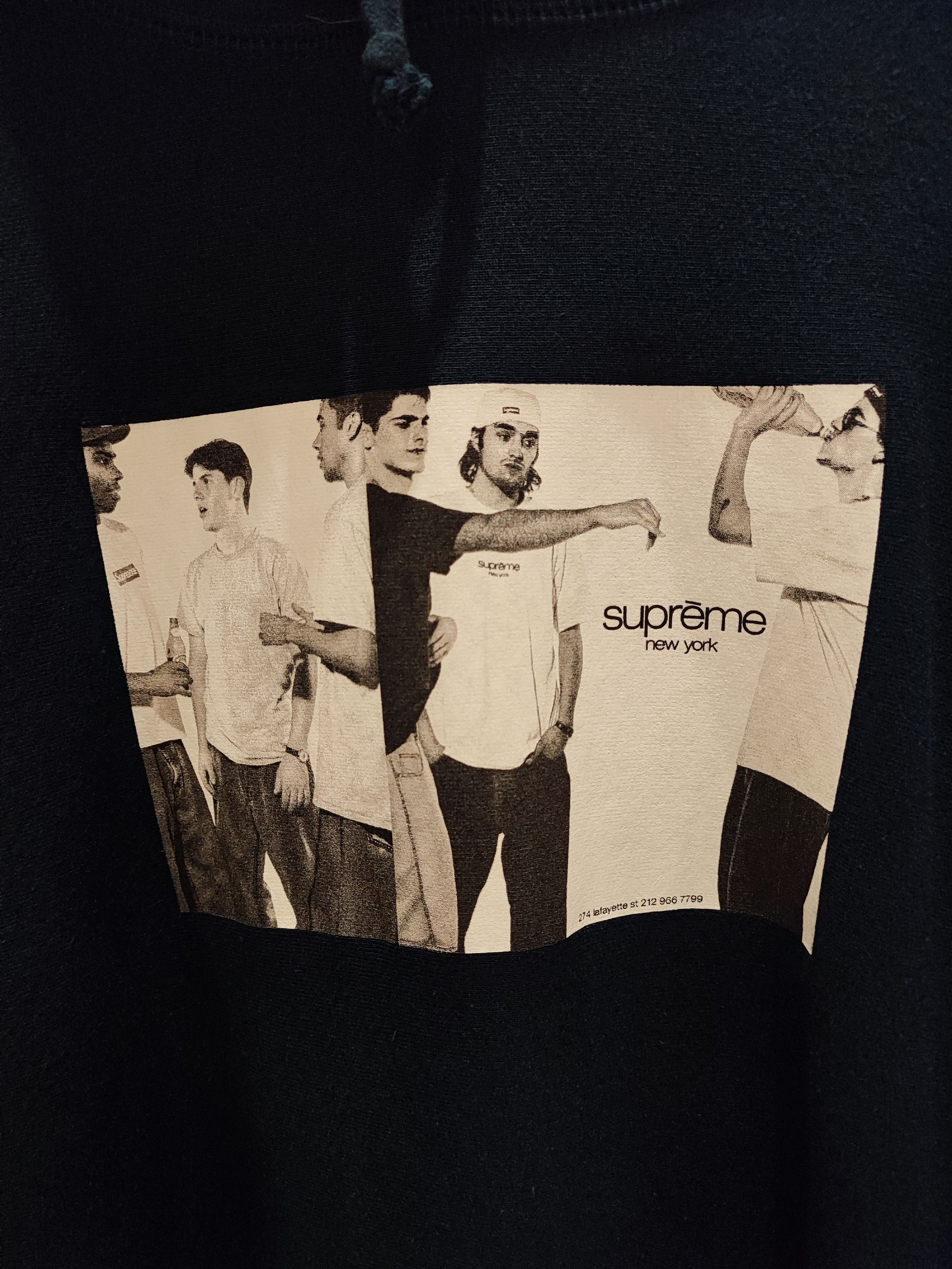 Supreme supreme Navy hangout Hoodie - size M Size US M / EU 48-50 / 2 - 10 Thumbnail