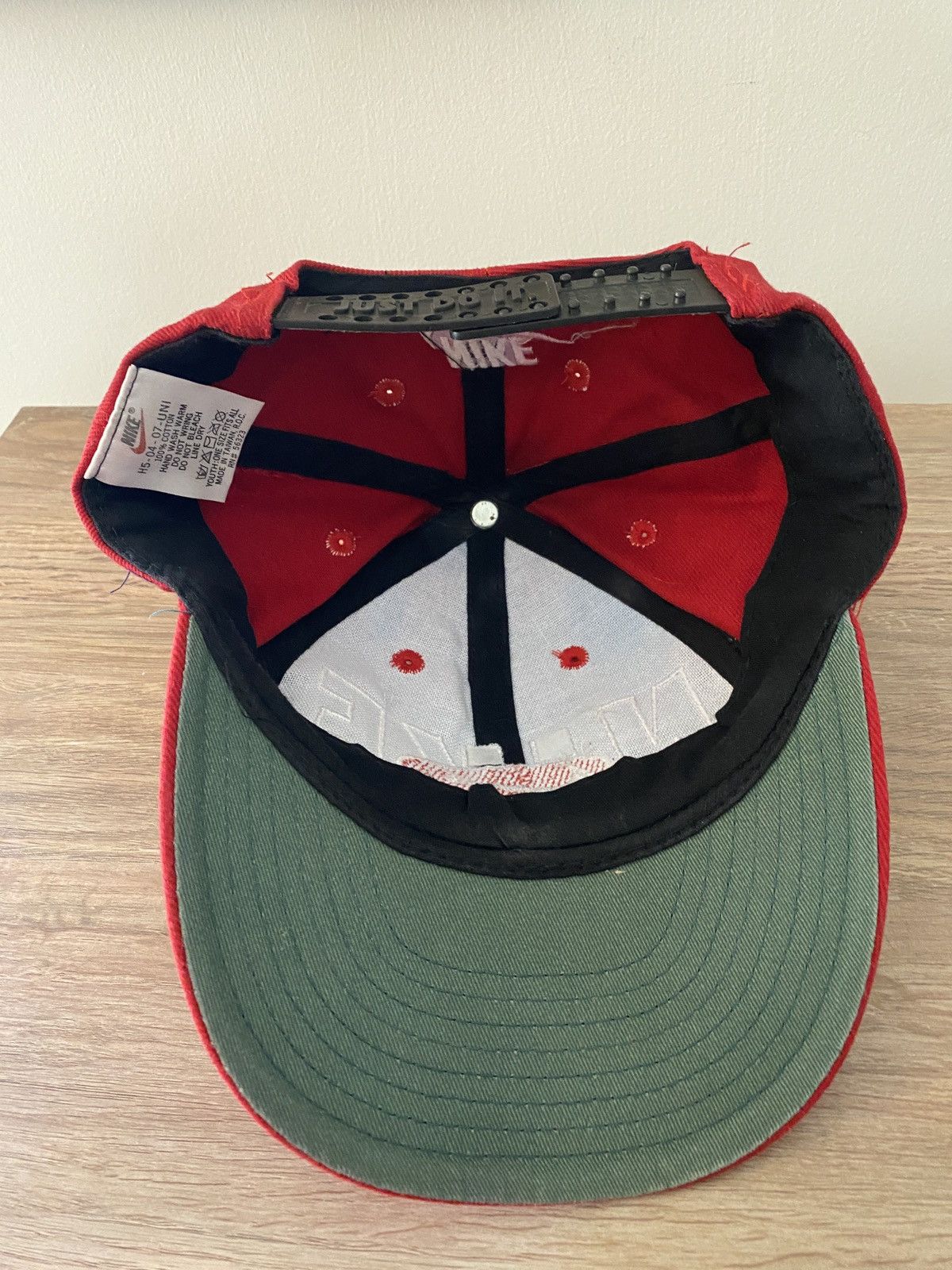 Nike Vintage 90’s Nike Spell Out Double Snap Back Youth Hat Cap Size ONE SIZE - 9 Thumbnail