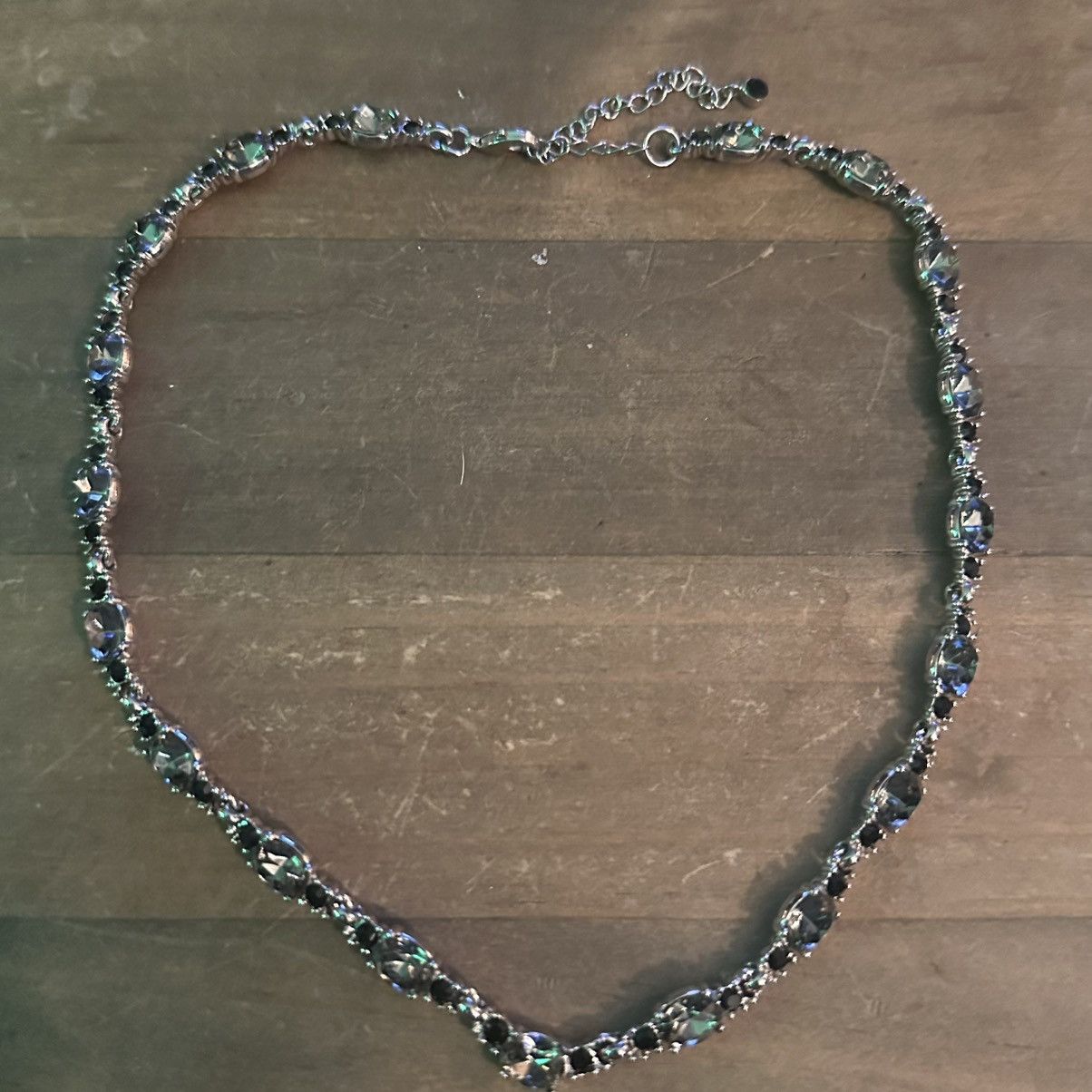 Other Smokey quartz and black rhinestone necklace Size ONE SIZE - 3 Thumbnail