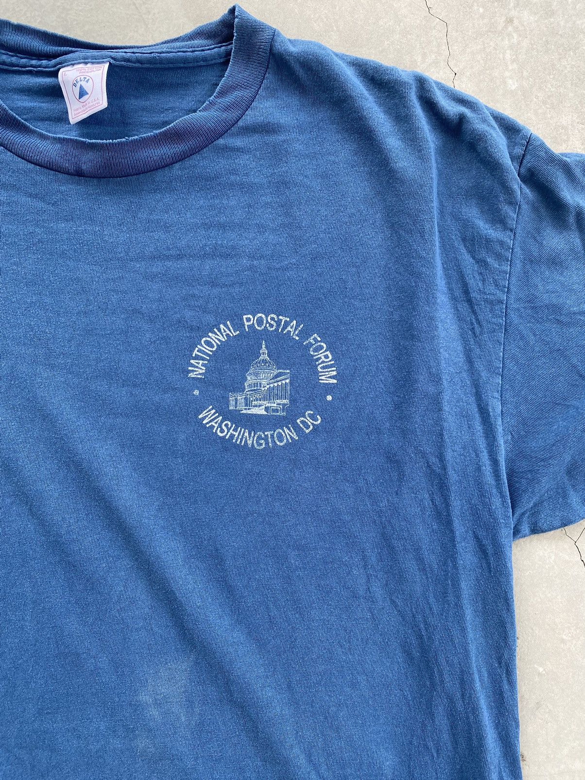 Delta × Vintage VINTAGE USPS POSTAL WASHINGTON RUN WELLWORN TEE Size US L / EU 52-54 / 3 - 4 Thumbnail