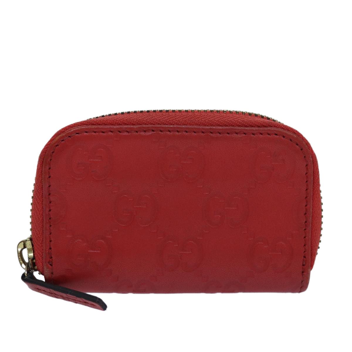Gucci Gg Supreme Red Leather Wallet (Pre-Owned) Size ONE SIZE - 1 Thumbnail