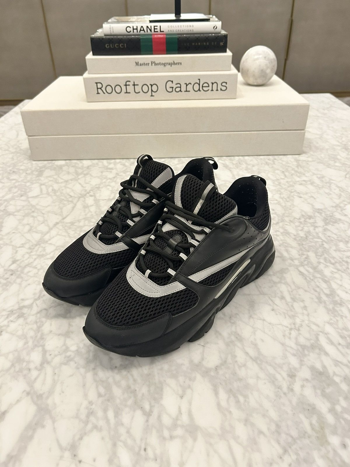 Dior Dior B22 Black Silver Size US 13 / EU 46 - 1 Thumbnail
