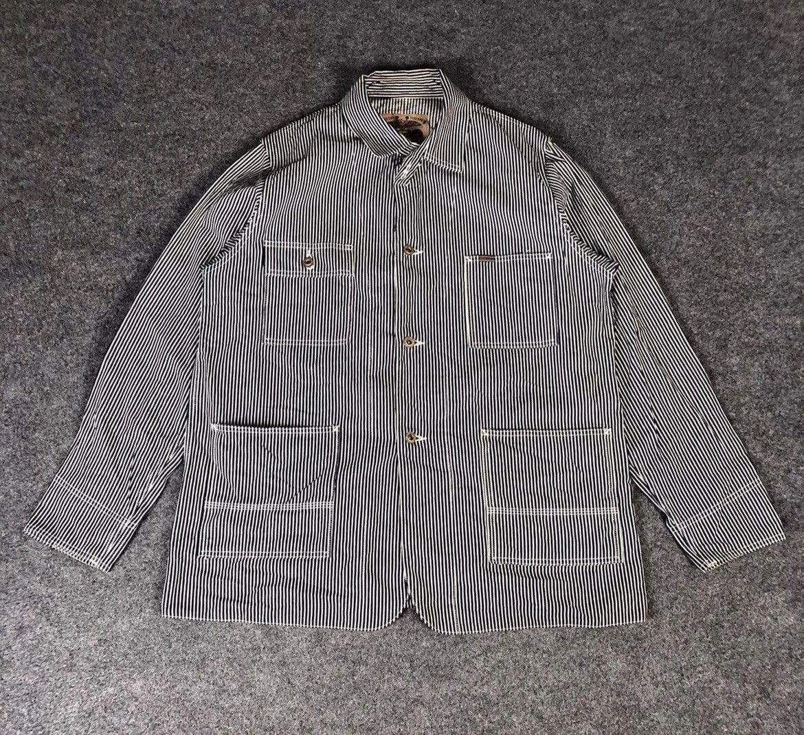 Japanese Brand × Vintage Vise clothing hickory jacket Size US XL / EU 56 / 4 - 1 Thumbnail