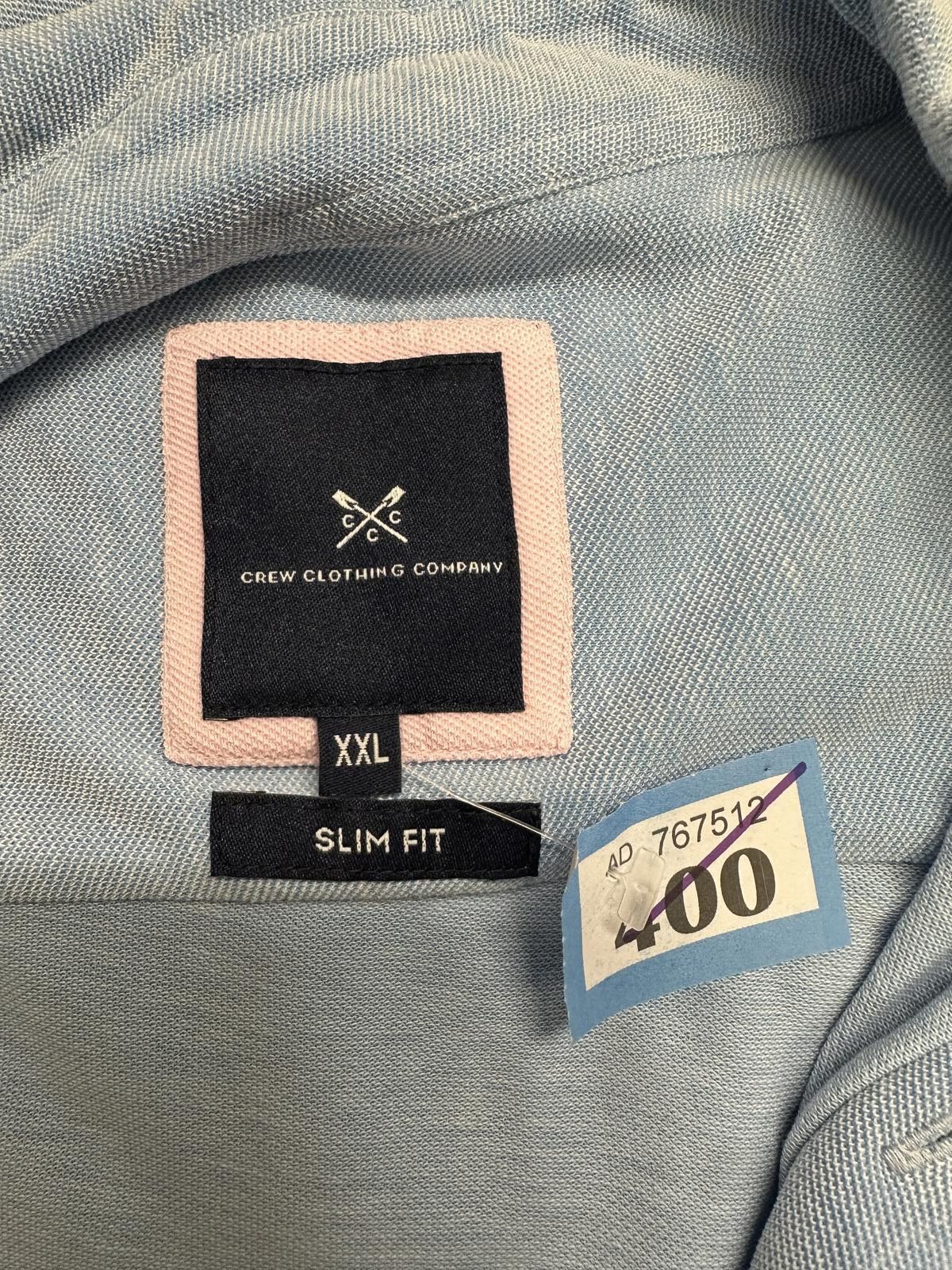 Other Crew Clothing Company Slim Fit XXL Light Blue Button-Up Long Size US XXL / EU 58 / 5 - 2 Thumbnail