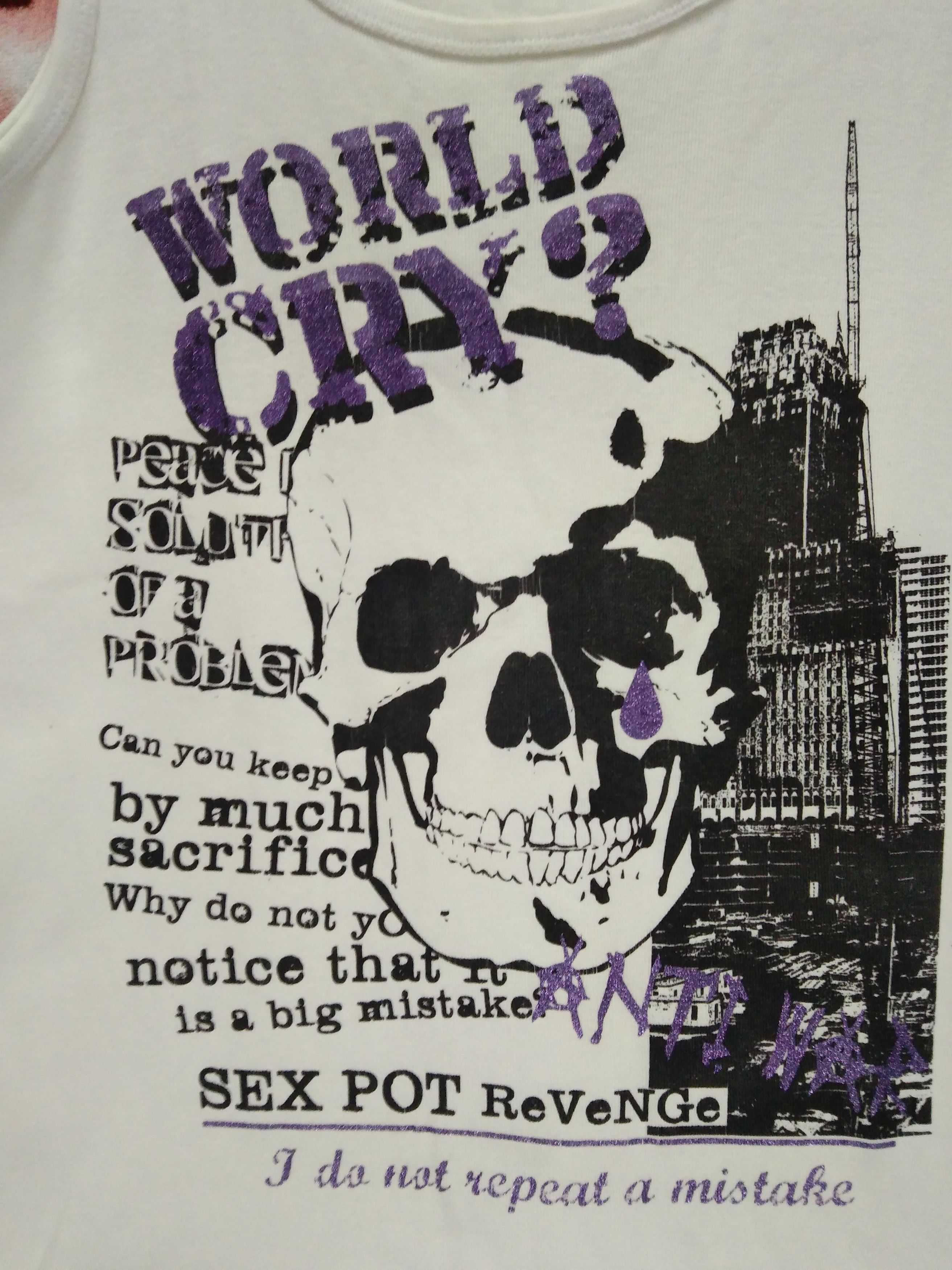 Band Tees × Japanese Brand SEX POT REVENGE TANK TOP Size M / US 6-8 / IT 42-44 - 4 Thumbnail