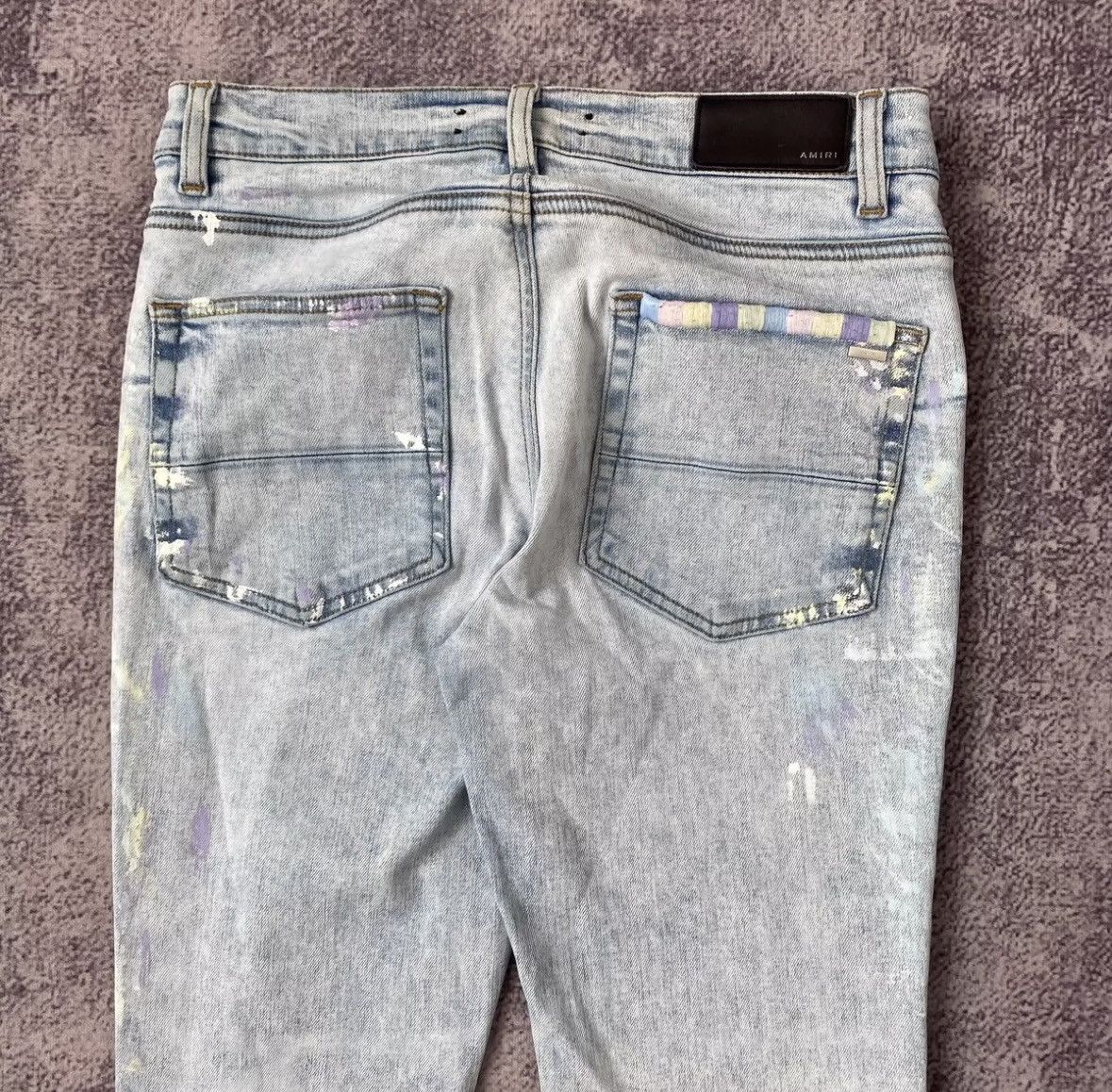 Amiri Amiri Color splash ink destroys jeans Size US 30 / EU 46 - 4 Thumbnail