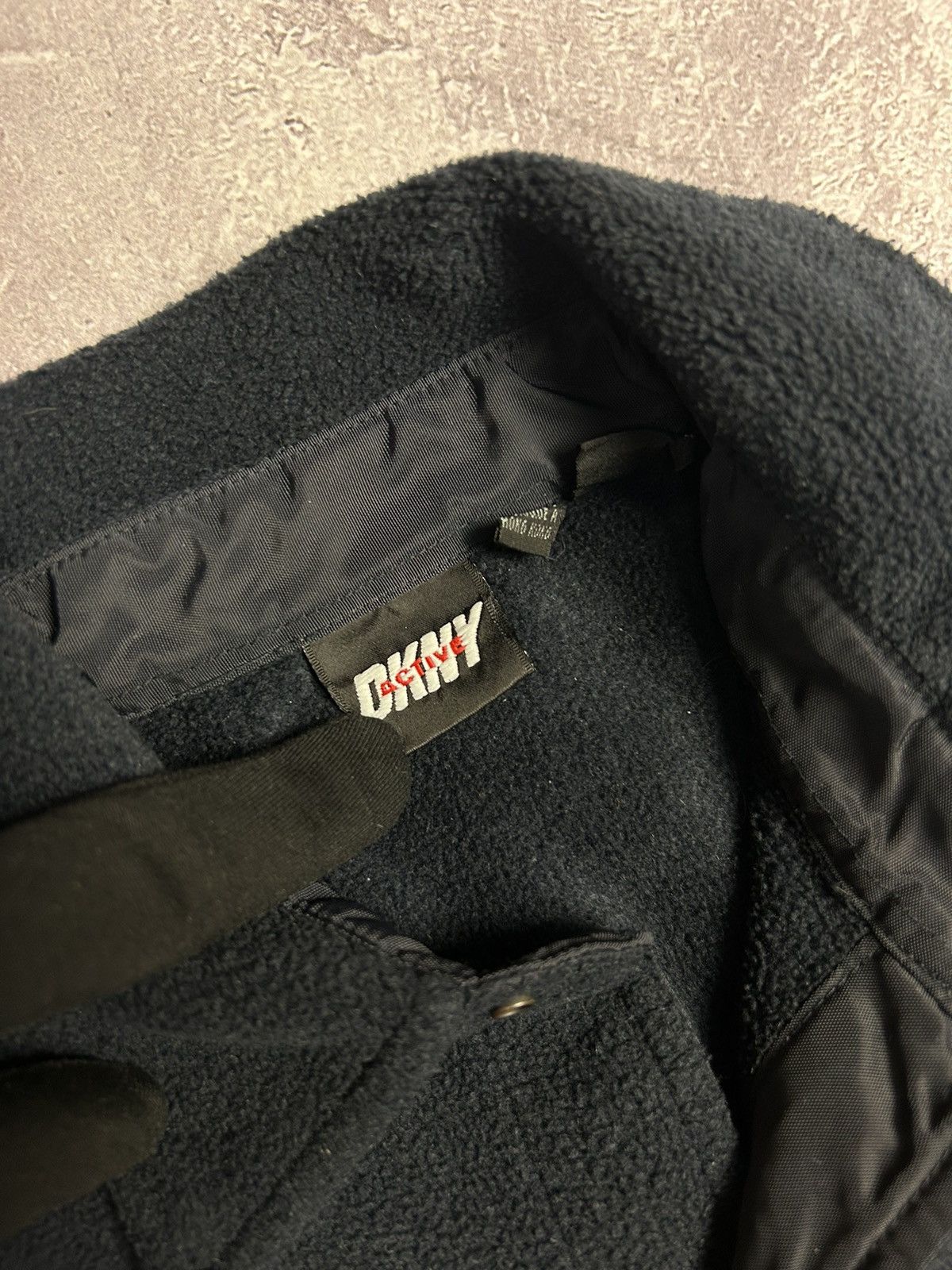 DKNY × Vintage Vintage DKNY Active Snap T Fleece Jacket Overshirt 90s y2k Size US M / EU 48-50 / 2 - 5 Thumbnail