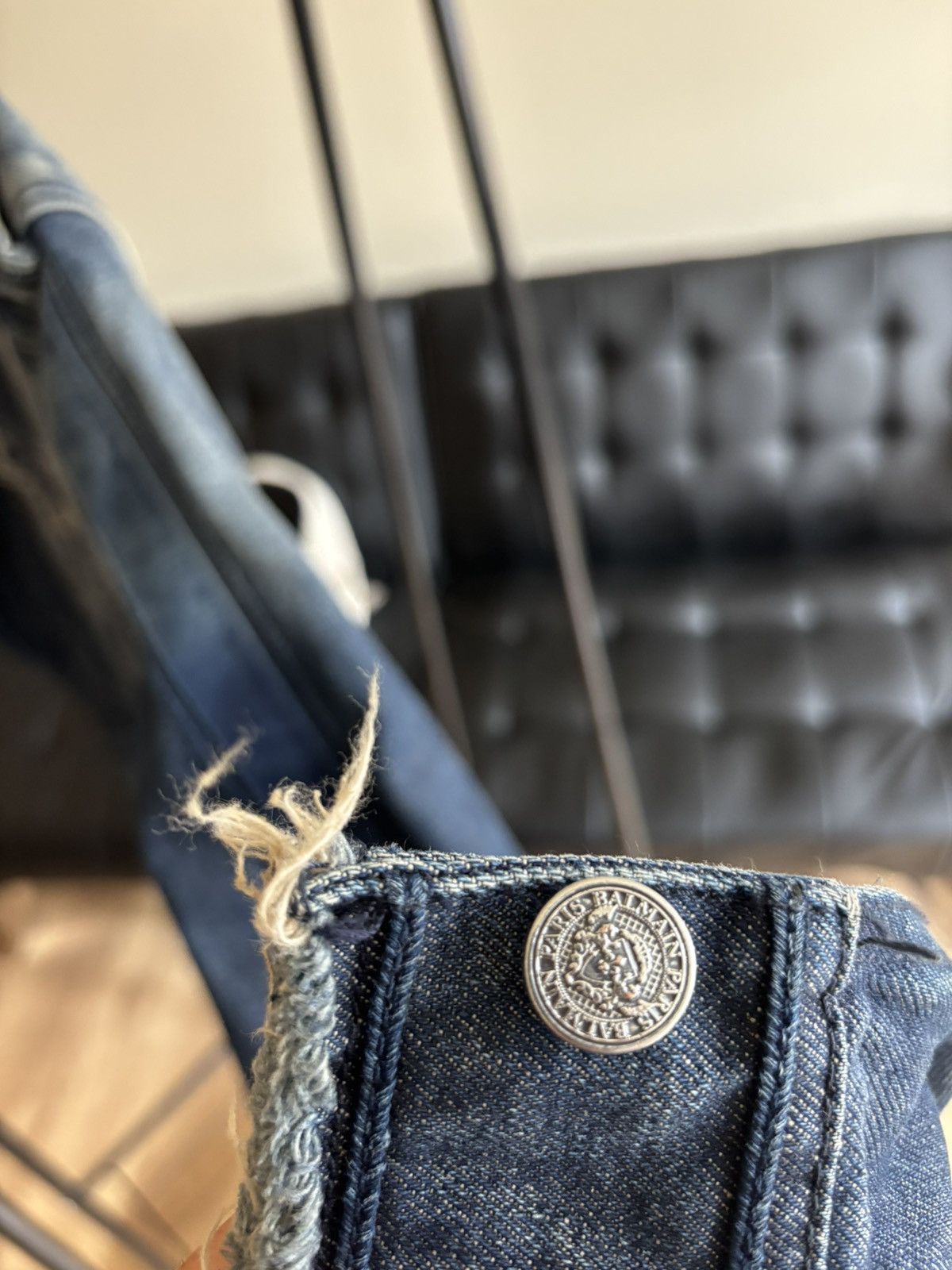 Balmain Balmain Denim Jacket Size Large Size US L / EU 52-54 / 3 - 9 Thumbnail