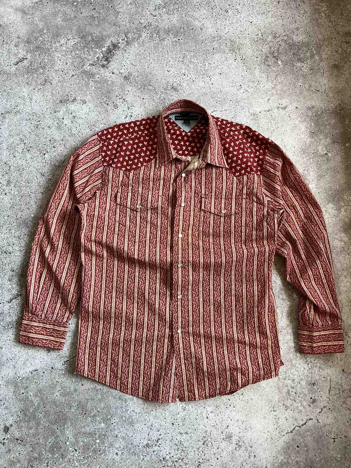 Vintage Tommy Hilfiger Plains Western Wear flannel 90s