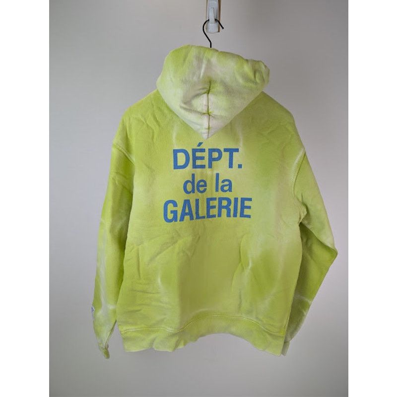 Gallery Dept. o1rshd1 French Logo Zip Up Hoodie in Lime Green M Size US M / EU 48-50 / 2 - 9 Thumbnail