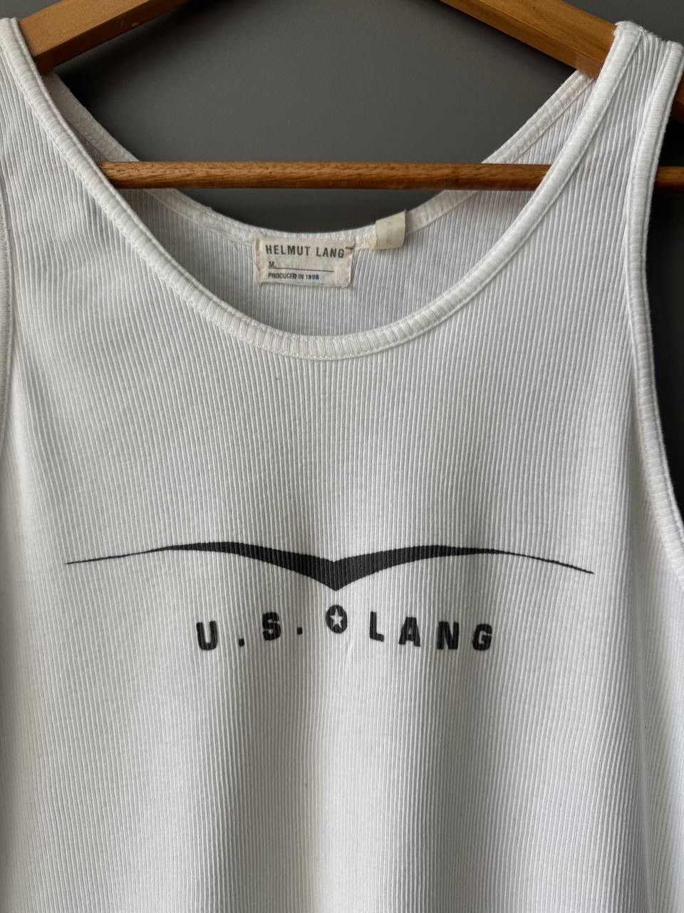 Helmut Lang 1998 HELMUT LANG ARCHIVE TANK TOP Size US L / EU 52-54 / 3 - 3 Thumbnail