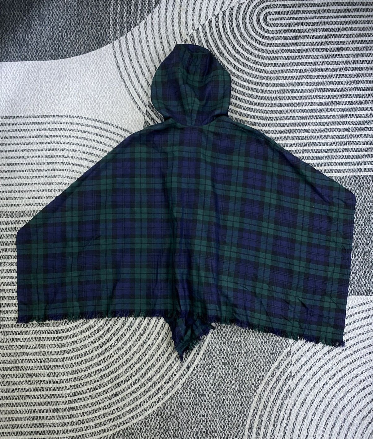 O'Neill Vtg O’neill Of Dublin Wool Plaid Tartan Hooded Cape Jacket Size US XL / EU 56 / 4 - 2 Thumbnail