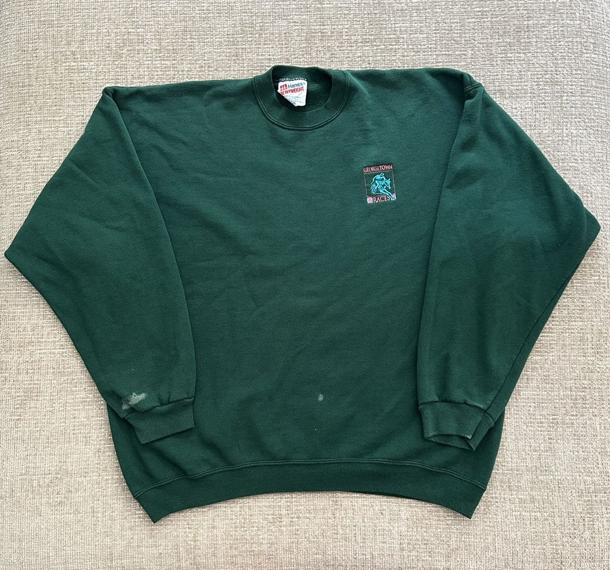 Hanes 90s Hanes Heavyweight Sweatshirt Made in USA Size US XL / EU 56 / 4 - 1 Thumbnail
