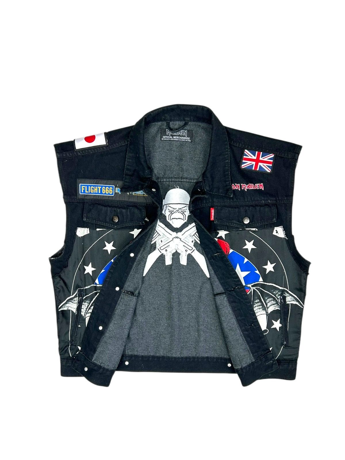 Iron Maiden Iron Maiden denim patched vest Size US L / EU 52-54 / 3 - 3 Thumbnail