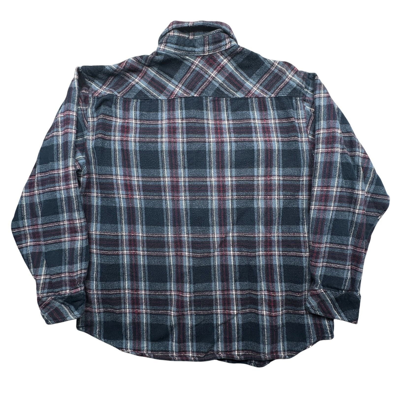 Dickies Vintage Dickies Flannel Button Plaid Blue Shirt Mens Large Size US L / EU 52-54 / 3 - 2 Thumbnail