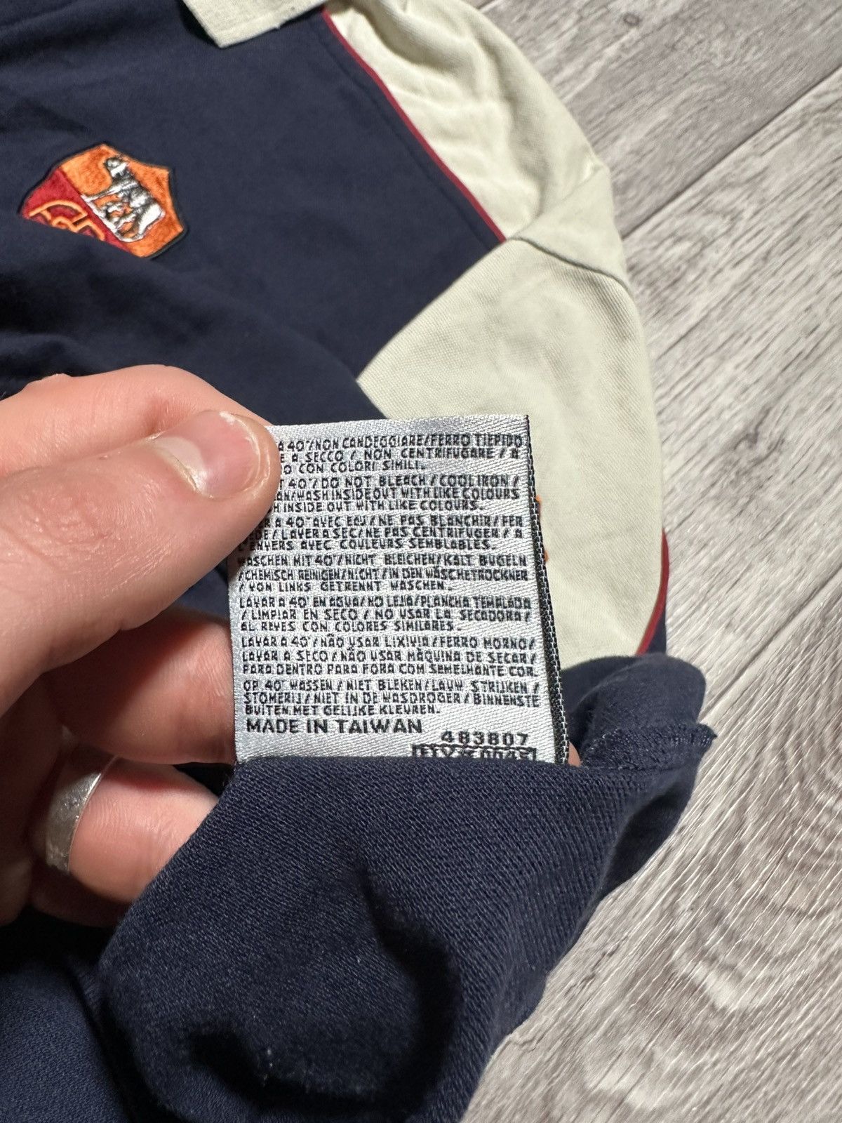 Kappa Vintage AS Roma Kappa Polo Jersey Blokecore Y2K Longsleeve Size US XL / EU 56 / 4 - 11 Thumbnail