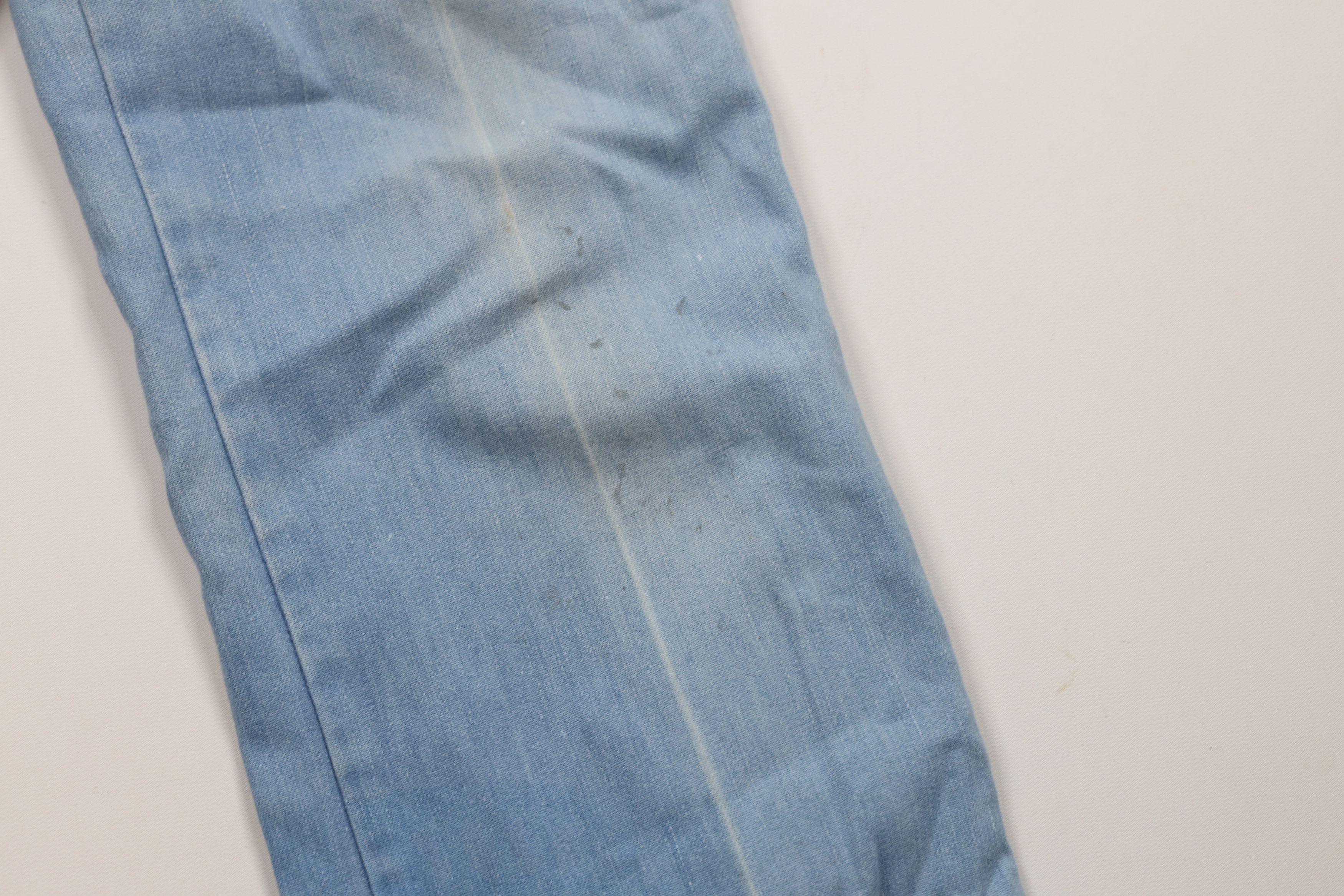 Vintage Vintage 70s Streetwear Flared Wide Leg Denim Jeans Blue USA Size 27" / US 4 / IT 40 - 7 Thumbnail