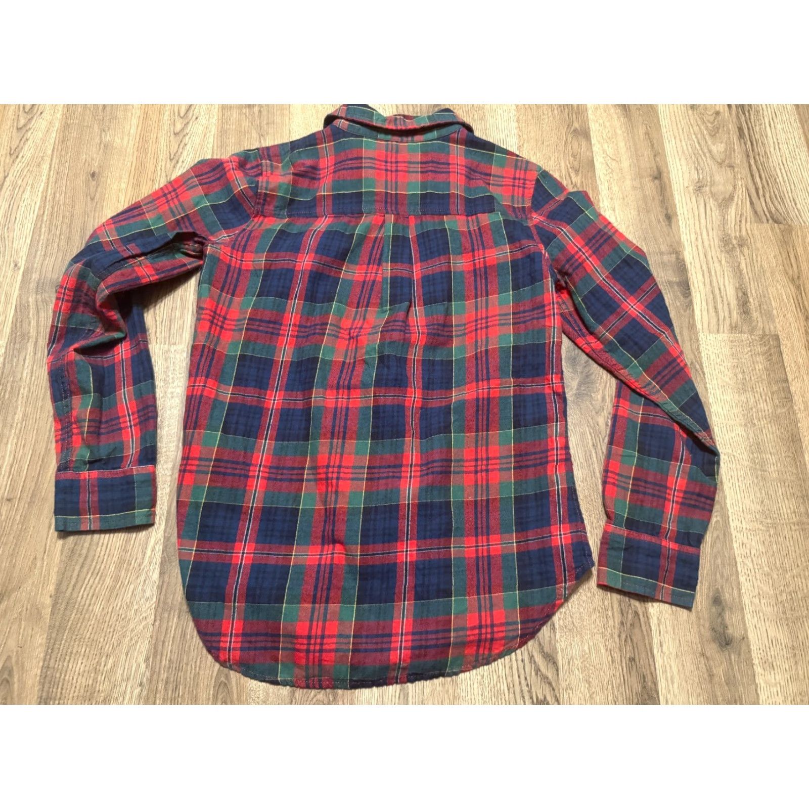 Vintage SO Shirt Women's Small Blue Green Red Plaid Long Sleeve Button Up Cozy Vintage: No Size S / US 4 / IT 40 - 2 Thumbnail