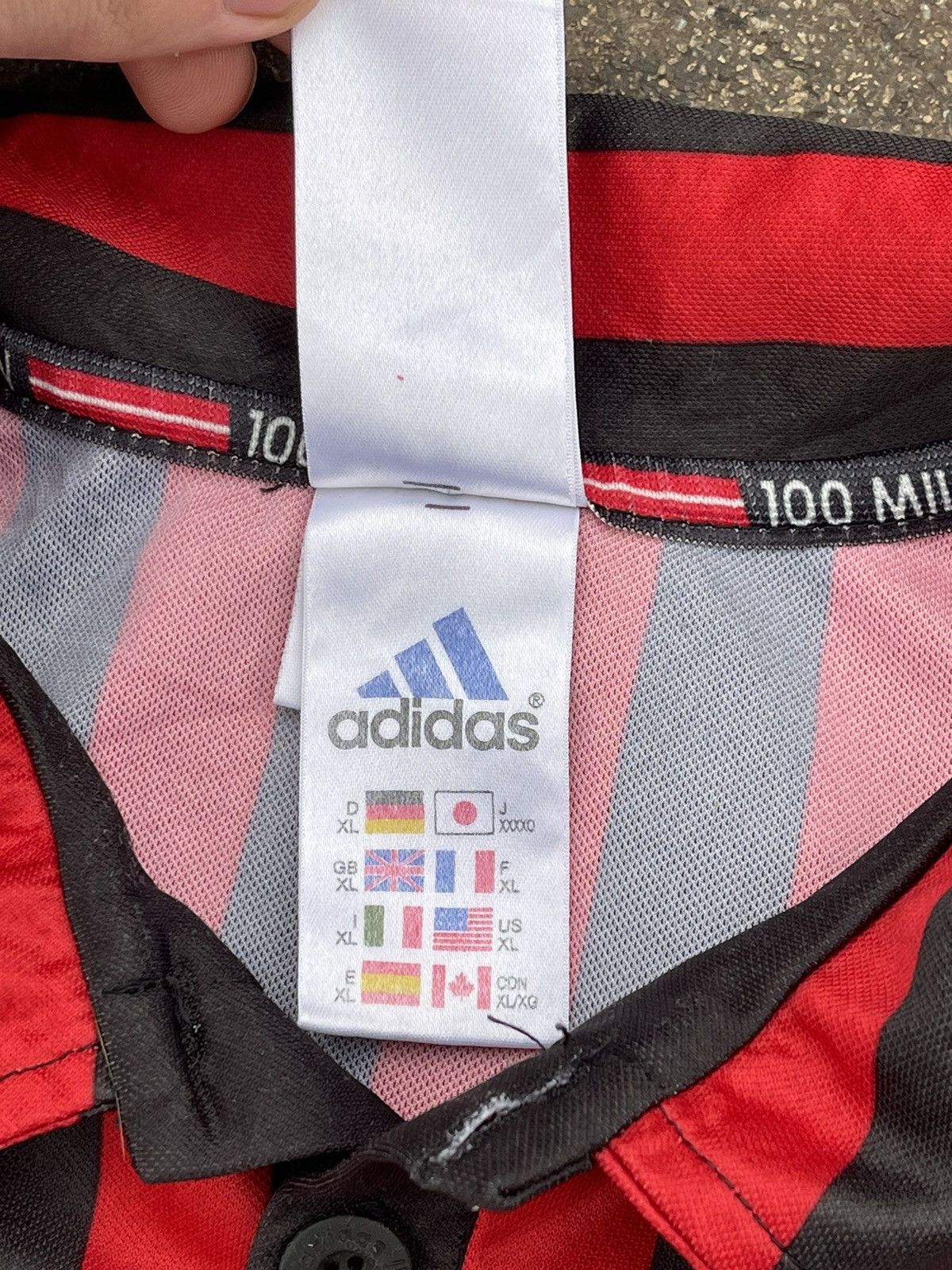 Adidas × Vintage 1999/2000 Adidas Milan #7 Shevchenko vintage soccer jersey Size US XL / EU 56 / 4 - 10 Thumbnail